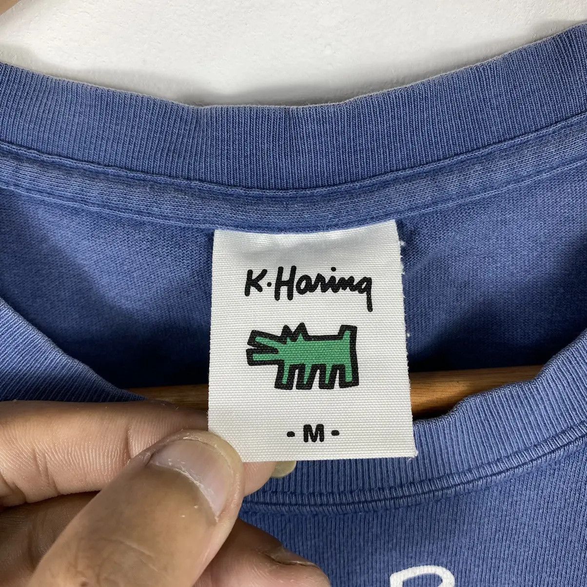 Keith Haring × Vintage Vintage 00's KEITH HARING All Logo Graphic Faded Tee Size US M / EU 48-50 / 2 - 8 Thumbnail