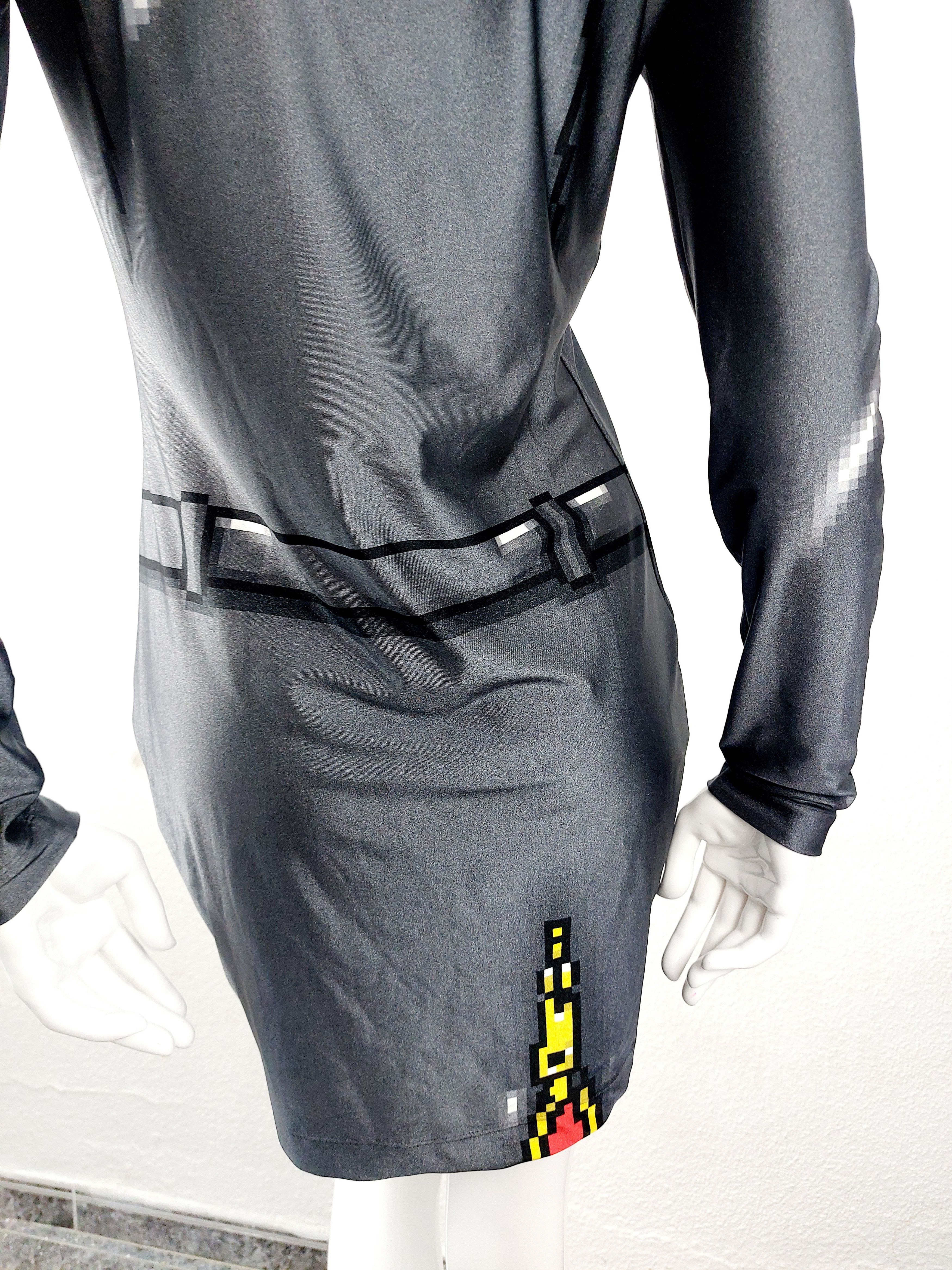 Moschino Moschino Couture Sims Pixel Capsule Gamer Midi Dress Size M / US 6-8 / IT 42-44 - 12 Thumbnail
