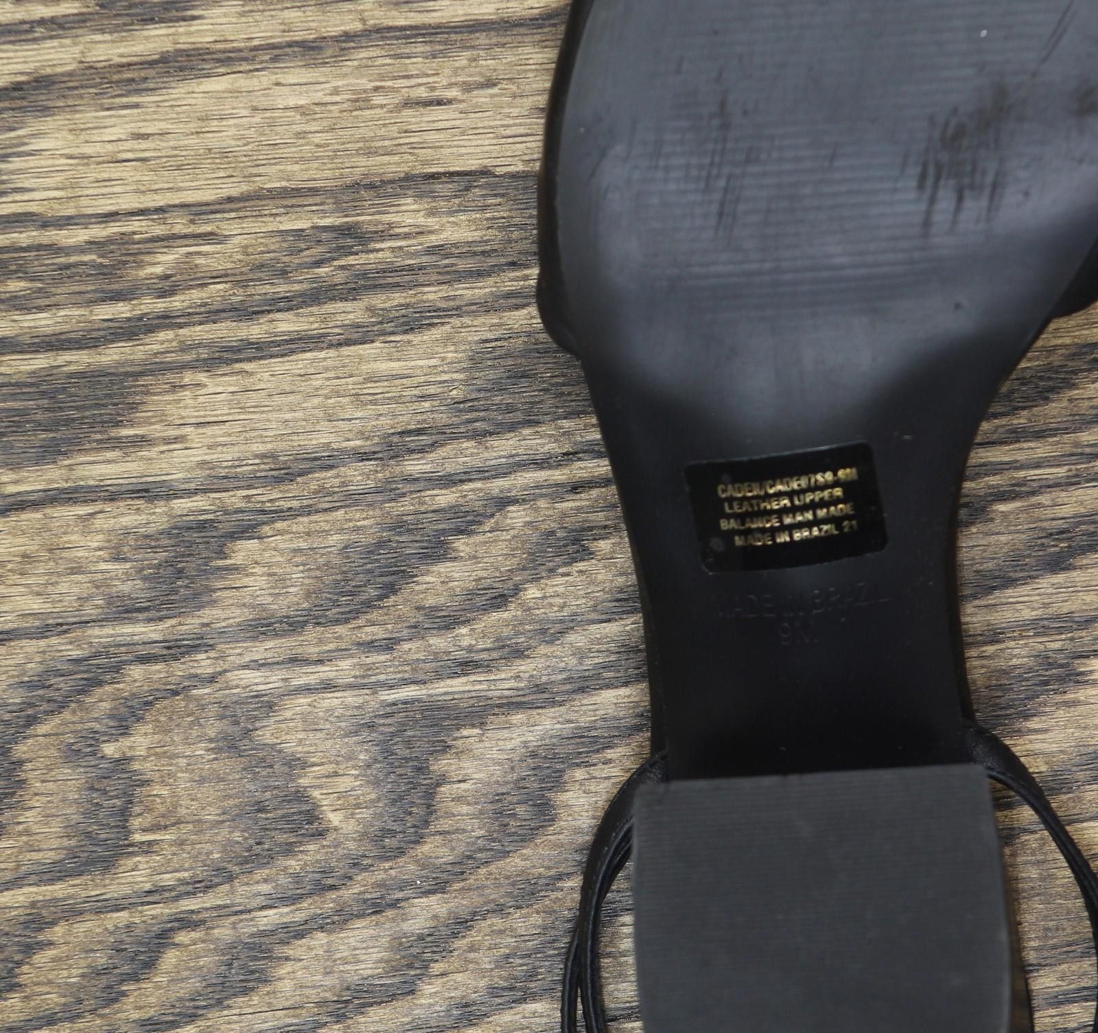 Steve Madden Steve Madden Caden Heeled Sandal Cade07s1 Black Leather 9m Size US 9 / IT 39 - 6 Thumbnail