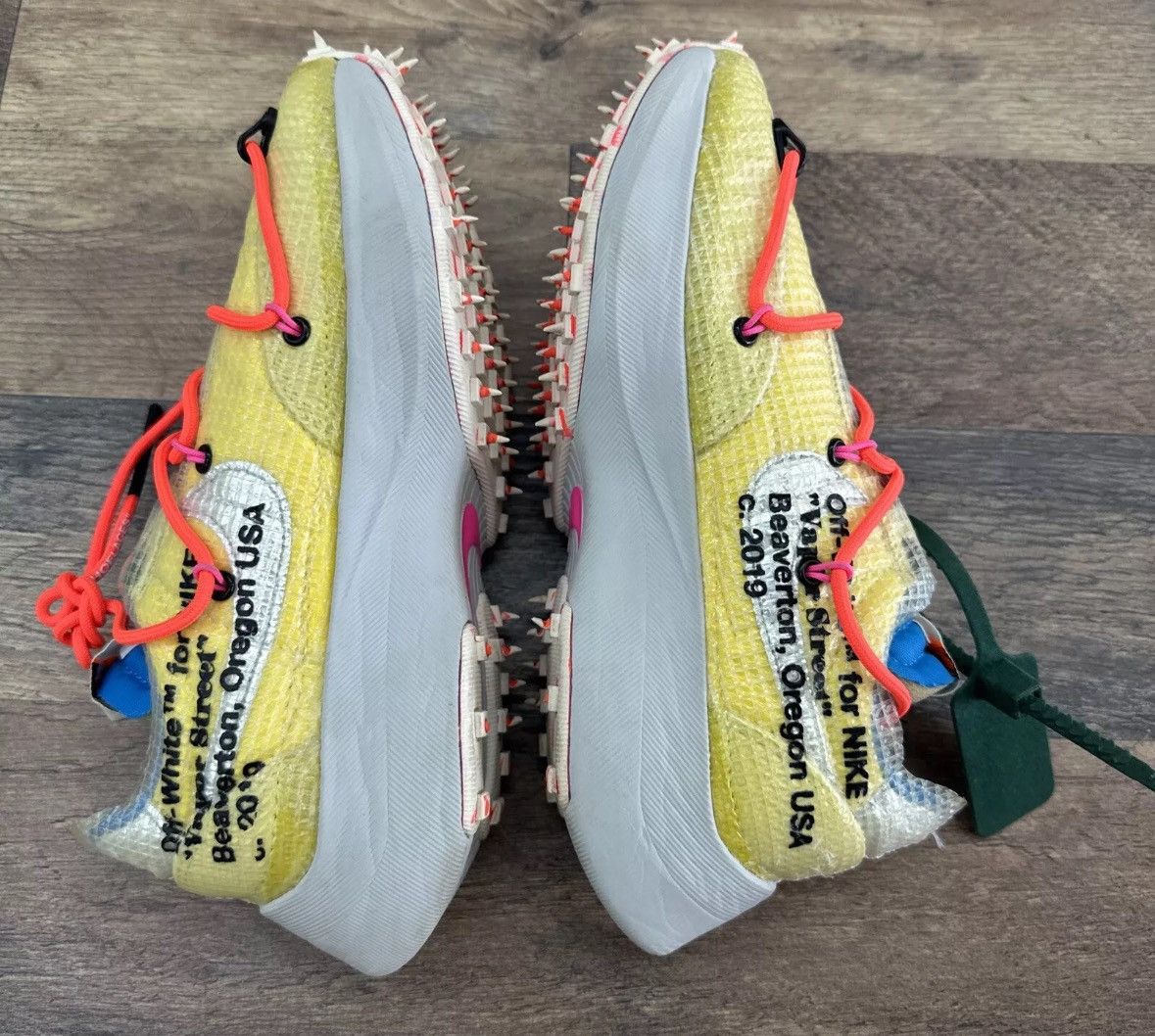 Nike × Off-White Nike Vapor Street x Off-White Low Tour Yellow W Size US 5 / IT 35 - 8 Thumbnail