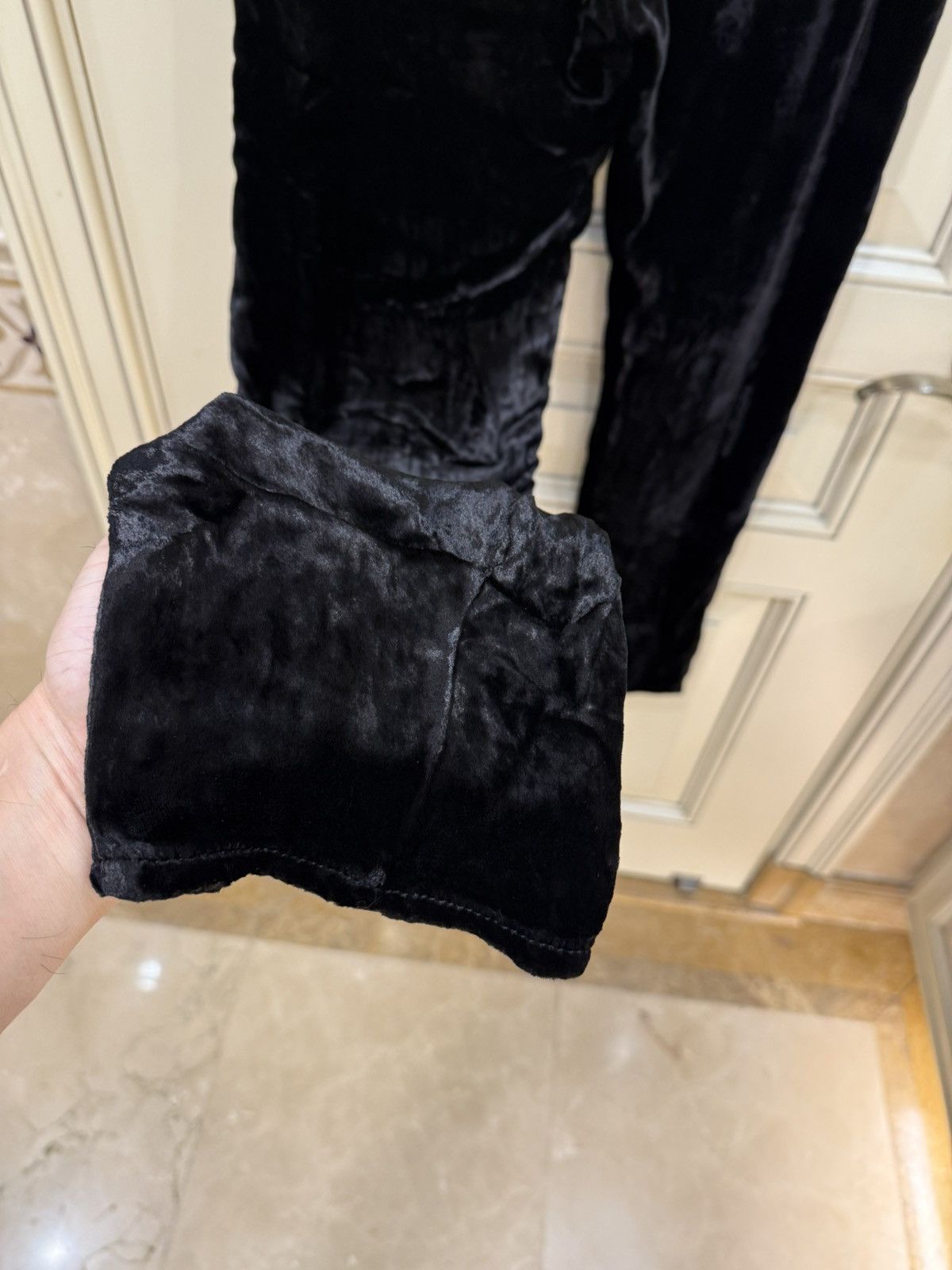 Saint Laurent Paris velvet black pants size 30 Size US 30 / EU 46 - 6 Thumbnail