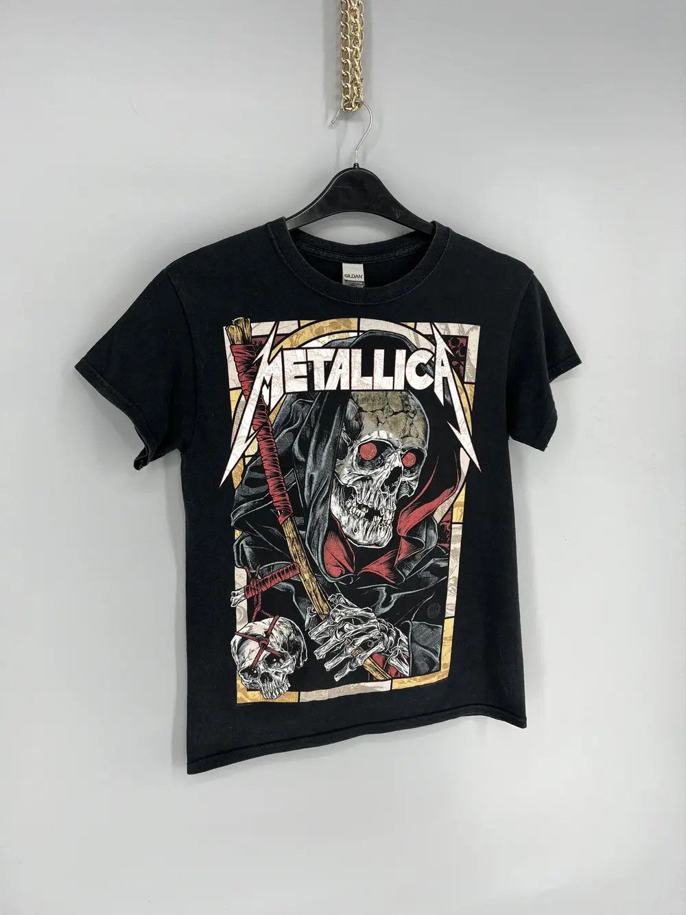 Band Tees Vintage Y2K Metallica Skulls Dead Face Band Rock Streetwear Size US L / EU 52-54 / 3 - 2 Thumbnail