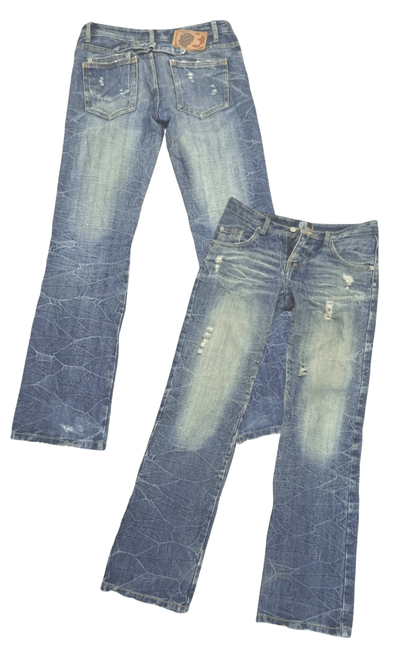 Chouette Acid Wash Minimalist Flare Jeans