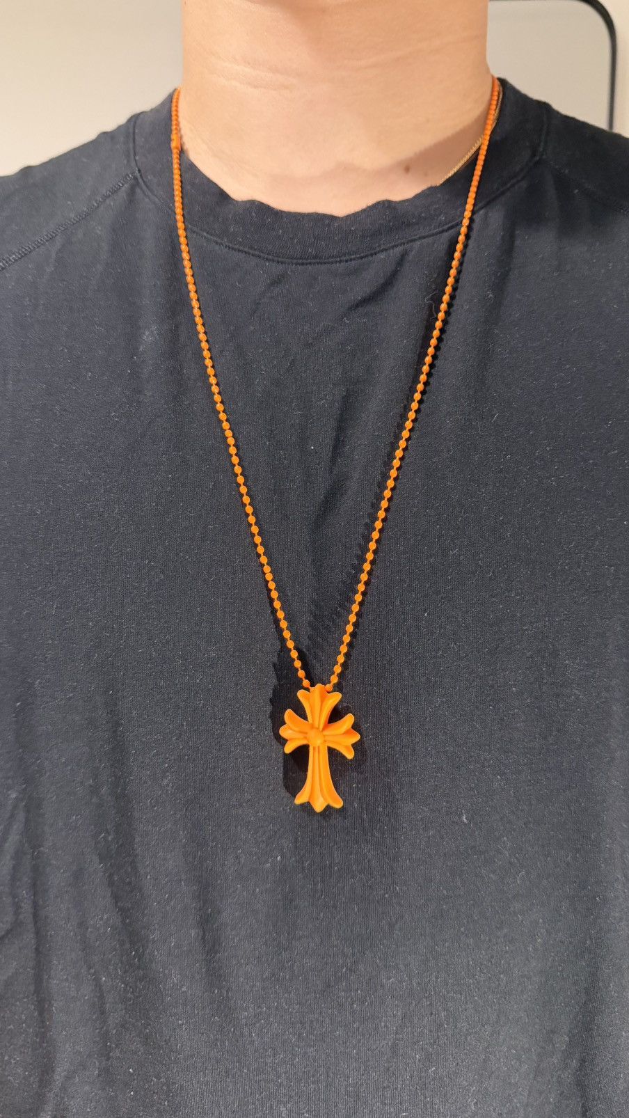 Chrome Hearts Chrome Hearts orange silicone necklace Size ONE SIZE - 8 Thumbnail