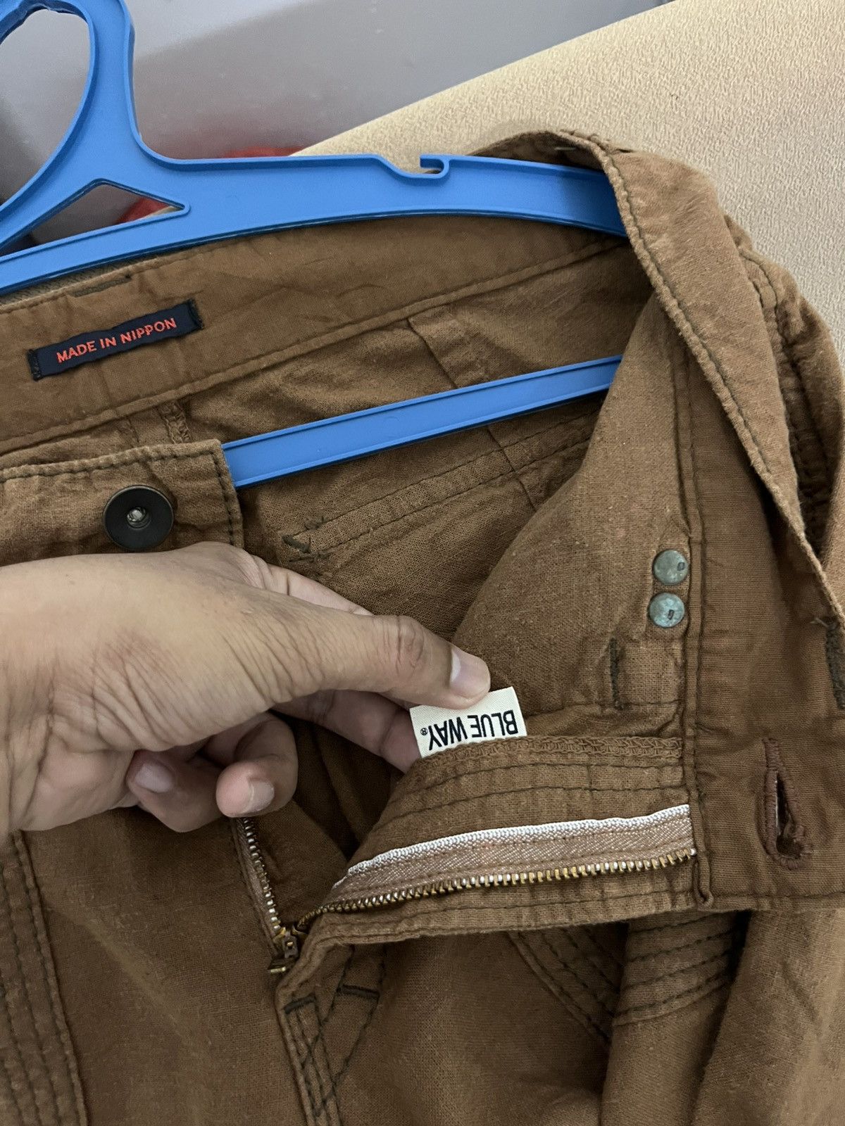 Japanese Brand 🔥 SURPLUS X BLUE WAY JAPANESE DESIGNER FLARE BUSHPANT DESIGN Size US 31 - 17 Thumbnail