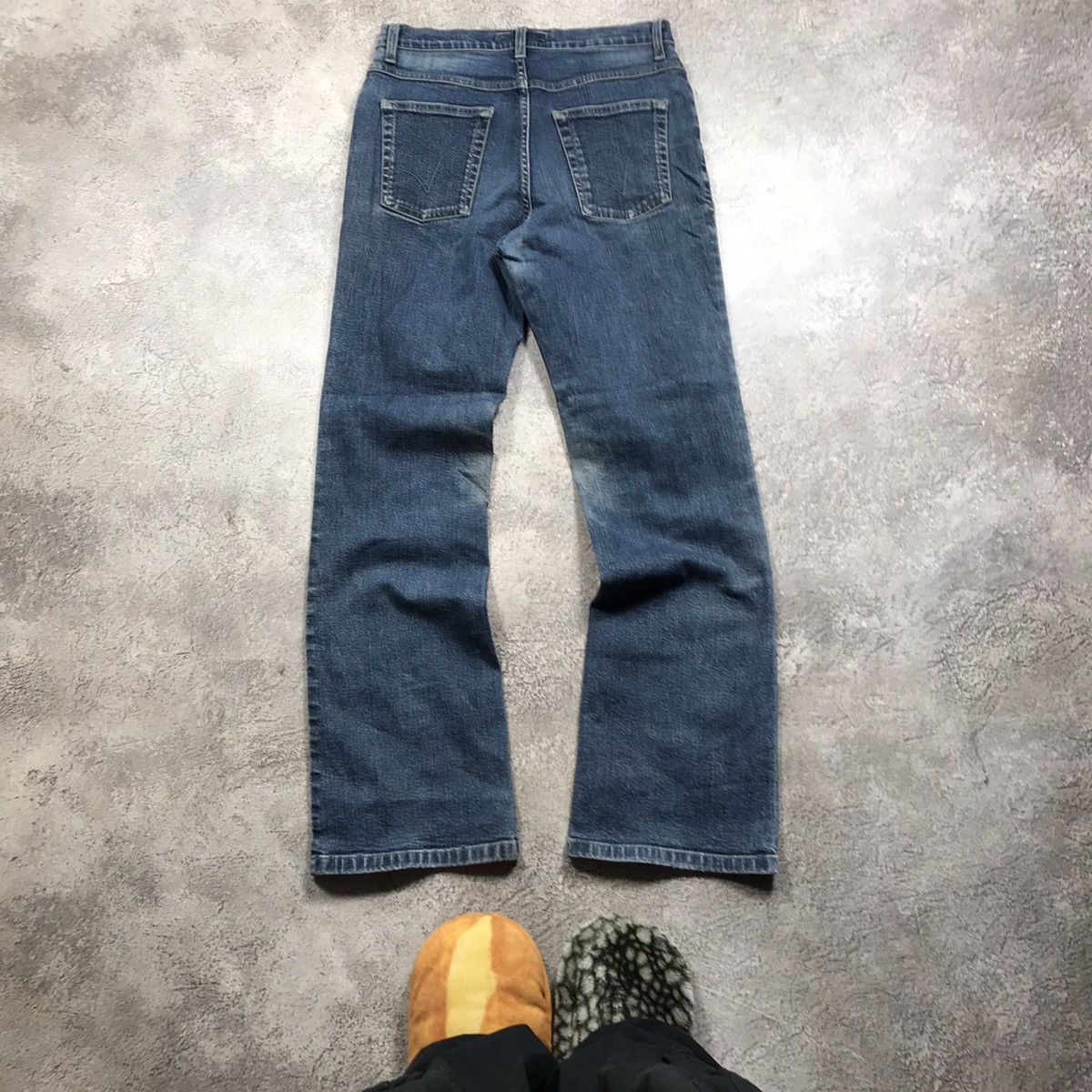 Vintage Vintage 90s Baggy Distressed Faded Black Jeans Grunge 27 Size 27" / US 4 / IT 40 - 4 Thumbnail