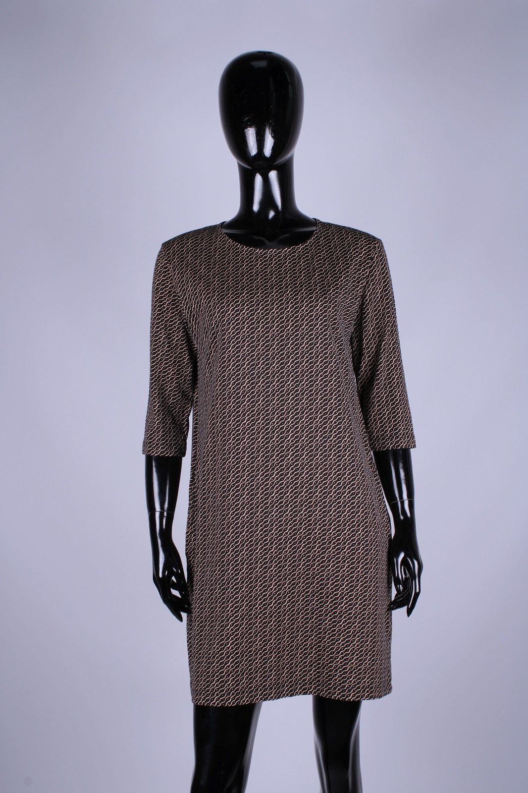 Designer × Marimekko MARIMEKKO Marjailla Raspa Geometric A-Line Dress 3/4 Sleeve Size S / US 4 / IT 40 - 2 Thumbnail