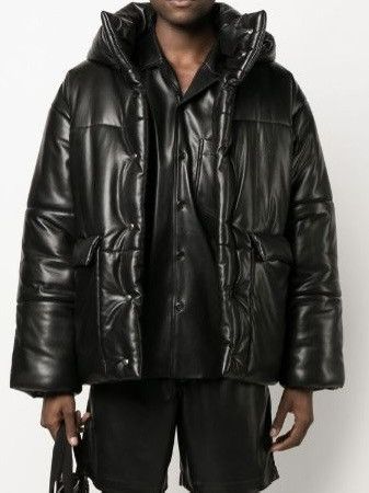 Nanushka Nanushka faux leather hide puffer jacket Size US M / EU 48-50 / 2 - 1 Thumbnail