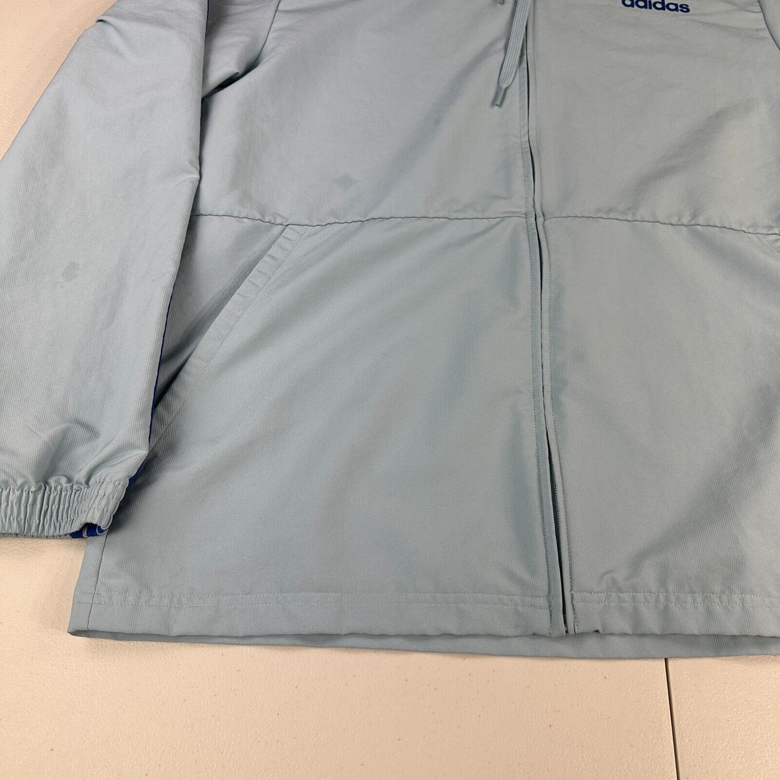 Adidas Adidas Track Jacket Men Adult Size Large Full Zip Blue Size US L / EU 52-54 / 3 - 2 Thumbnail