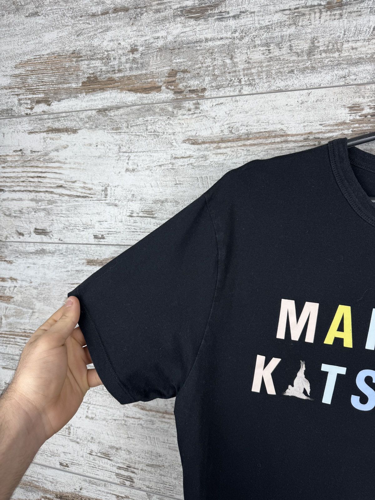 Maison Kitsune Mens Maison Kitsune T-Shirt black cotton tee size M Size US M / EU 48-50 / 2 - 3 Thumbnail