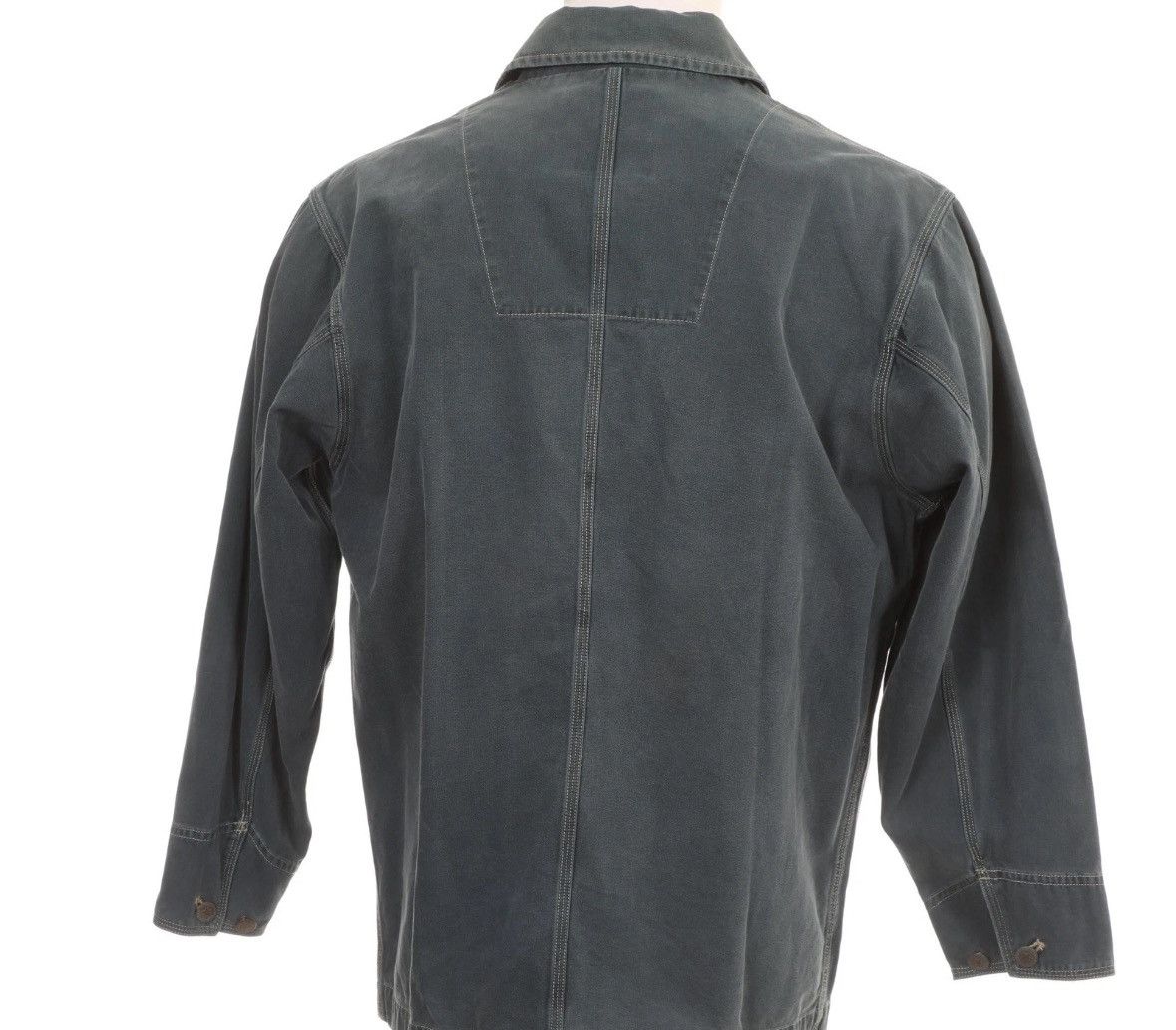 Nigel Cabourn Nigel Cabourn NC3 Washed Twill Chore Field Coat Size US M / EU 48-50 / 2 - 2 Thumbnail