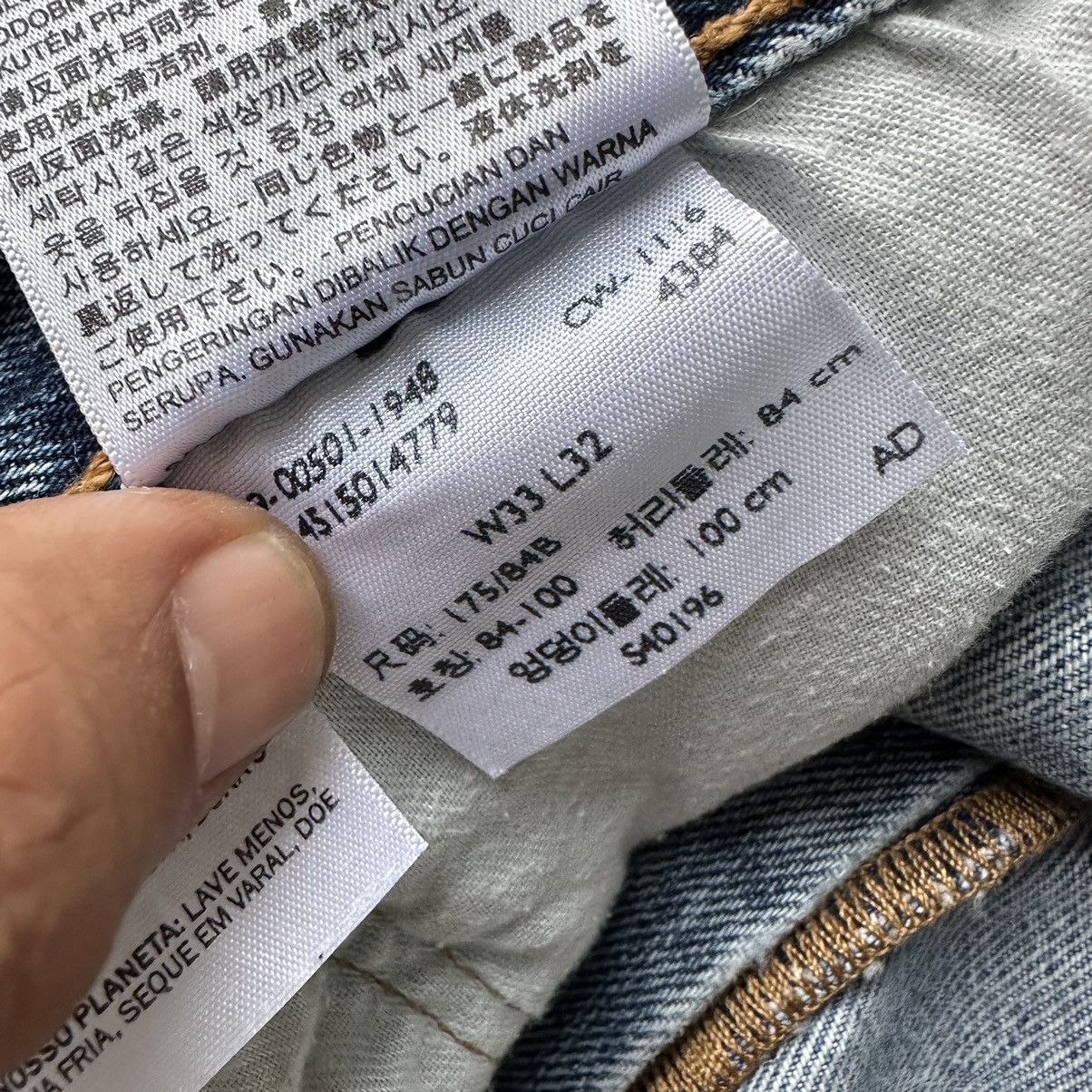 Levi's Levis 501 Distressed Light Blue Denim 32x31 D681 Size US 32 / EU 48 - 21 Thumbnail