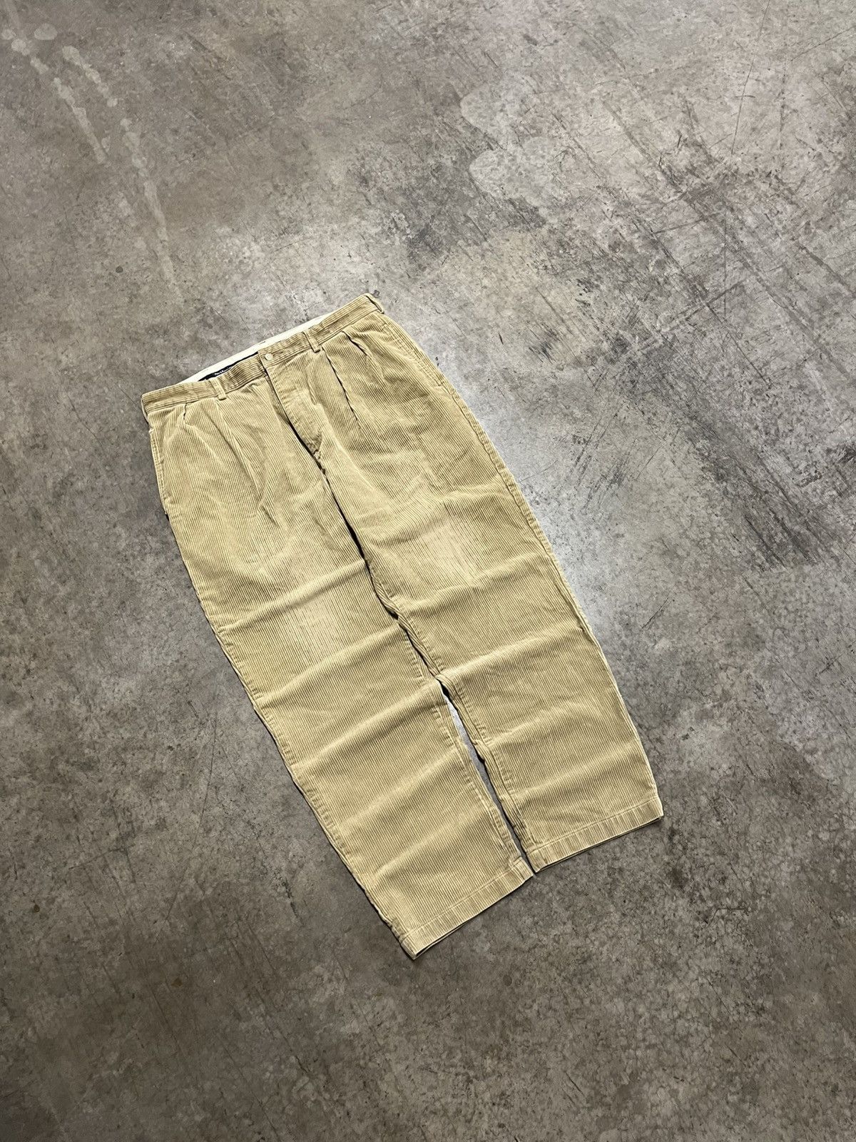 Polo Ralph Lauren × Vintage Polo Ralph Lauren vintage corduroy pants baggy preppy skater Size US 36 / EU 52 - 1 Thumbnail