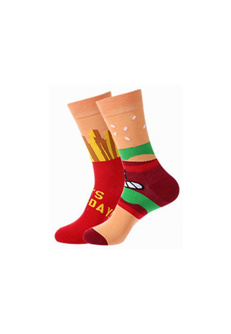 Other Set of 3 Pairs Sports Theme Pattern Cozy Socks (One Size) Size ONE SIZE - 3 Thumbnail