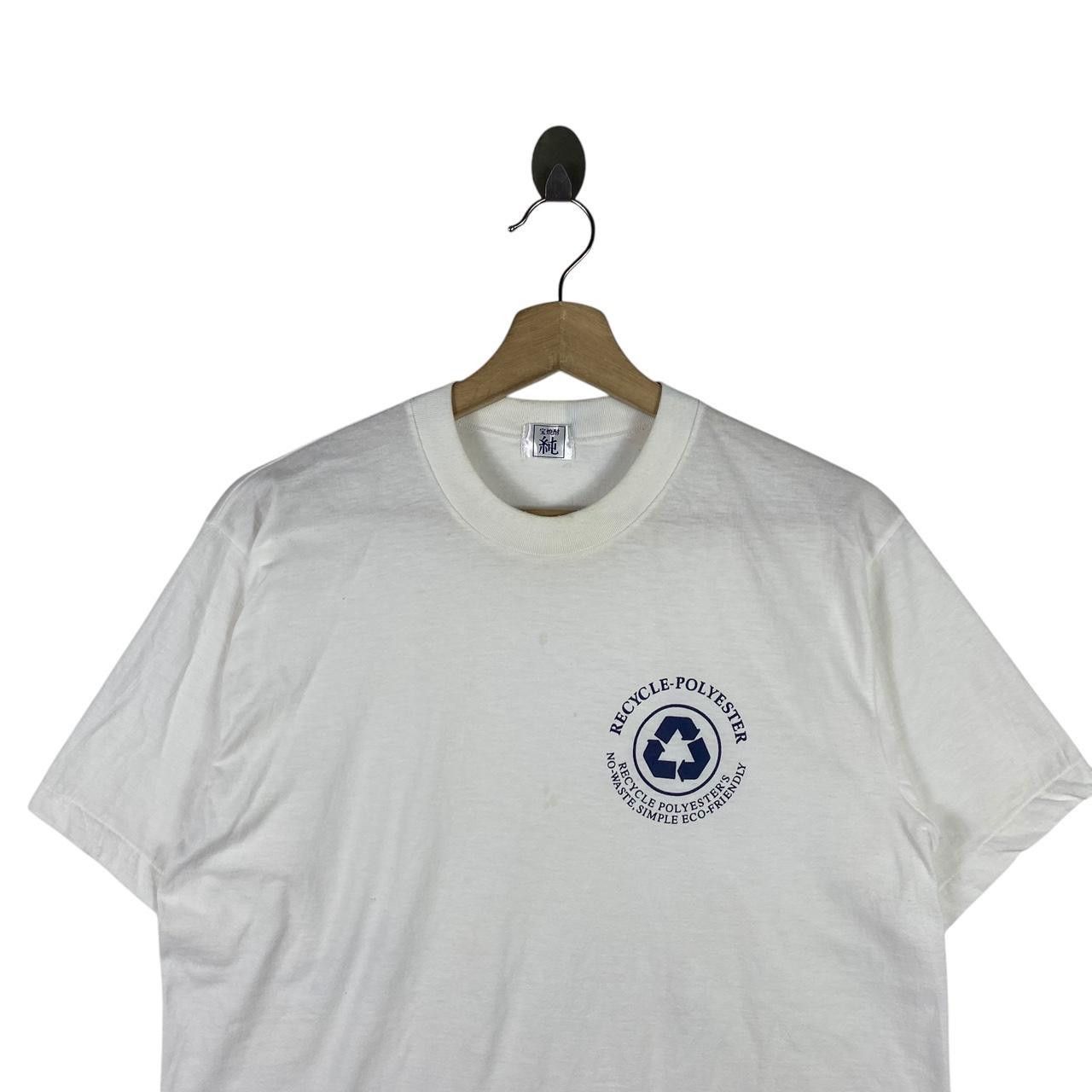 Vintage Vintage 90’ RECYCLE POLYESTER Eco Friendly Project Tee Shirt Size S / US 4 / IT 40 - 2 Thumbnail