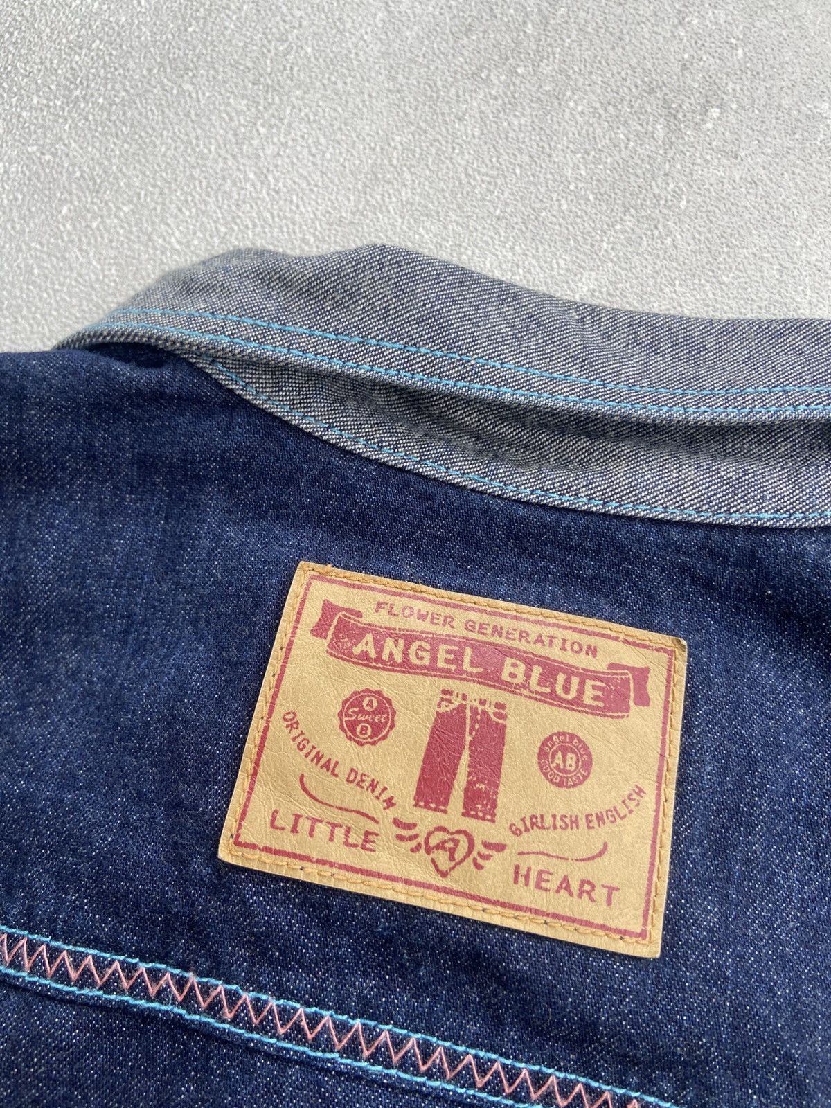 Angel Blue 1990s Angel Blue - Denim Patchwork Jacket Size US S / EU 44-46 / 1 - 9 Thumbnail
