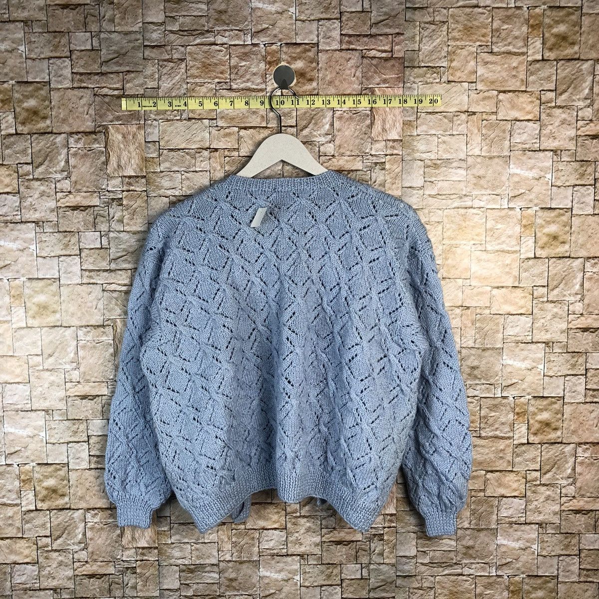 Japanese Brand Japanese Brand vintage Blue Cardigan Knitwear #A859 Size M / US 6-8 / IT 42-44 - 10 Thumbnail