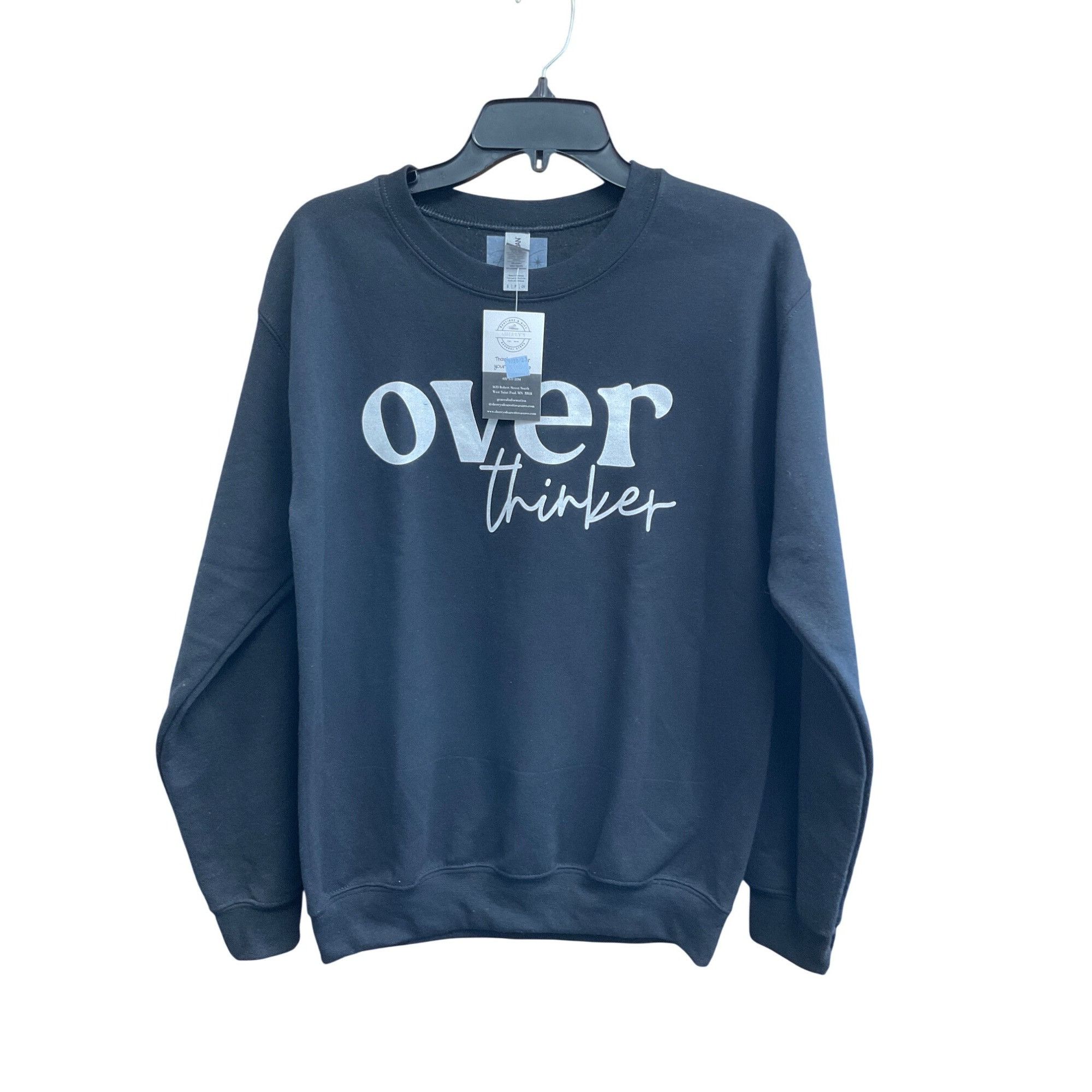Other Sweatshirt "Overthinker" Long Sleeve Size Small Size S / US 4 / IT 40 - 1 Thumbnail