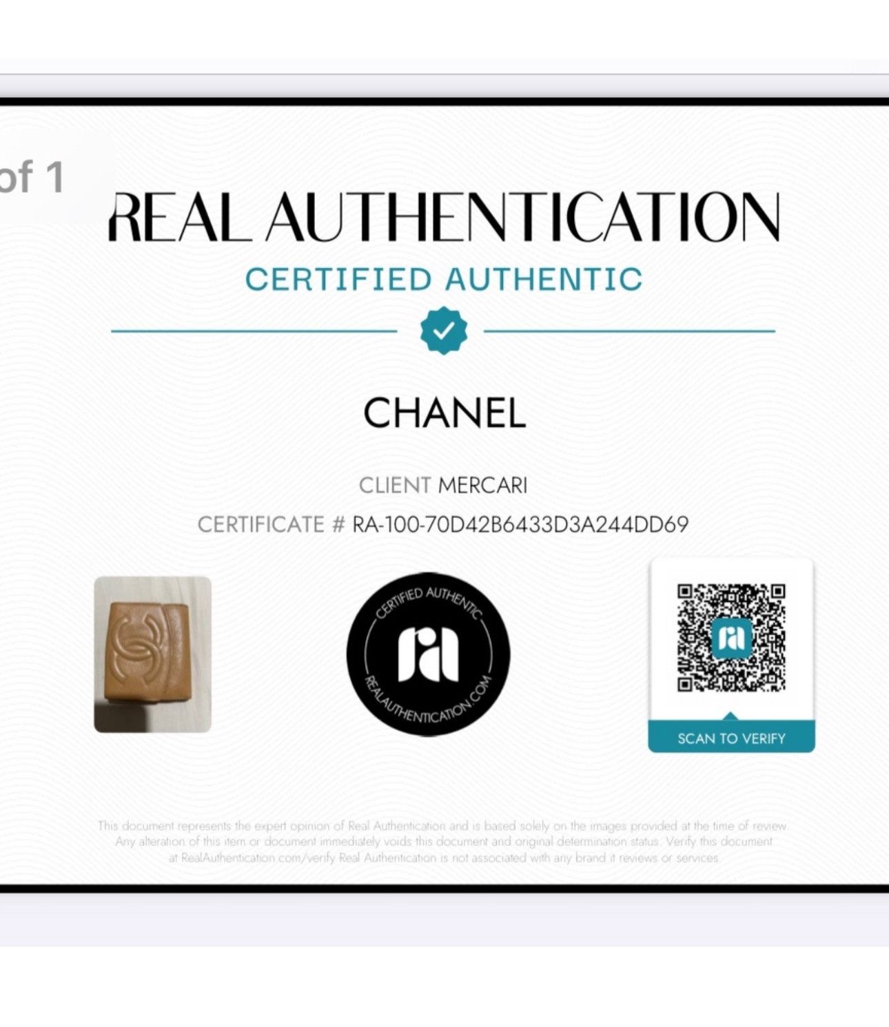 Chanel CHANEL Bifold Wallet Caviar Coco mark Double hook Leather Size ONE SIZE - 16 Thumbnail