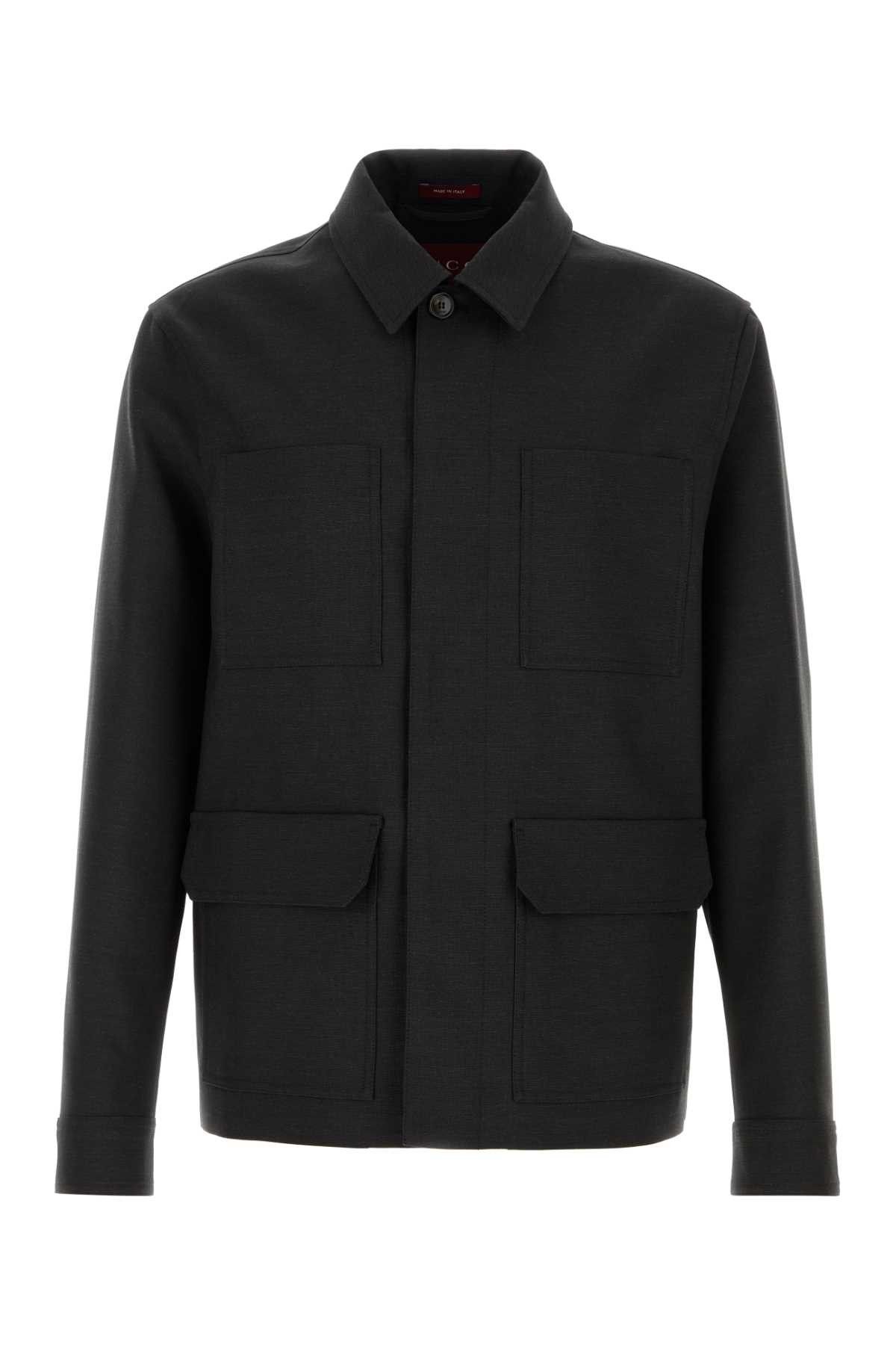 Gucci Charcoal Wool Jacket Size US M / EU 48-50 / 2 - 1 Thumbnail