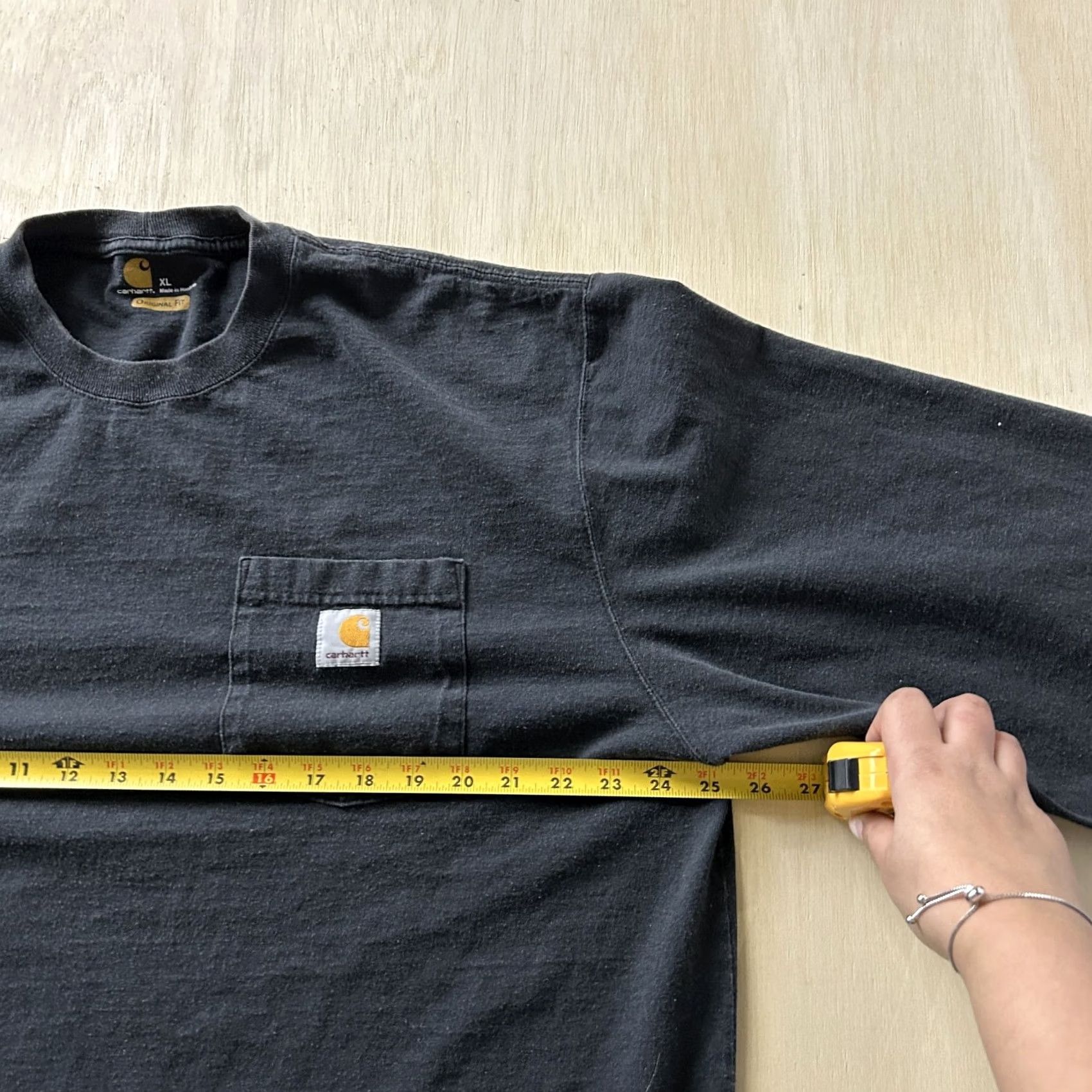 Carhartt Carhartt Shirt Mens XL Black Long Sleeve Pocket Workwear Tagless Tee T-Shirt Size US XL / EU 56 / 4 - 6 Thumbnail