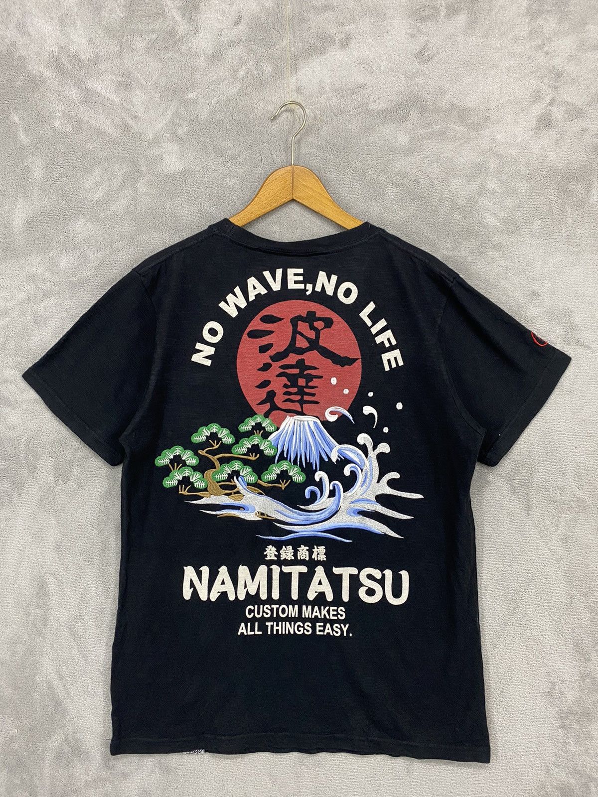 Japanese Brand × Vintage RARE! NAMITATSUNORUJIN JAPANESE BRAND SUKAJAN T-SHIRT Size US M / EU 48-50 / 2 - 1 Thumbnail