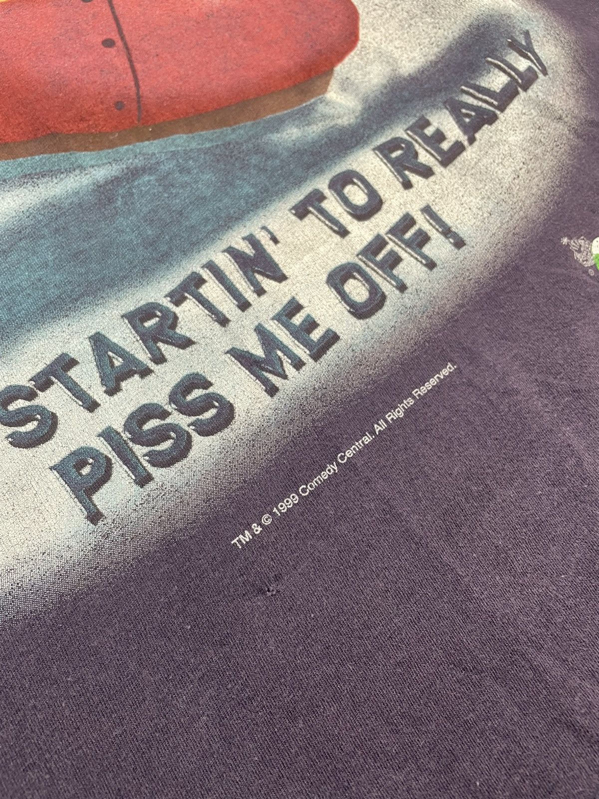 Cartoon Network South Park 1999 T-shirt You're Startin To Piss Me Off’ Size US M / EU 48-50 / 2 - 3 Thumbnail