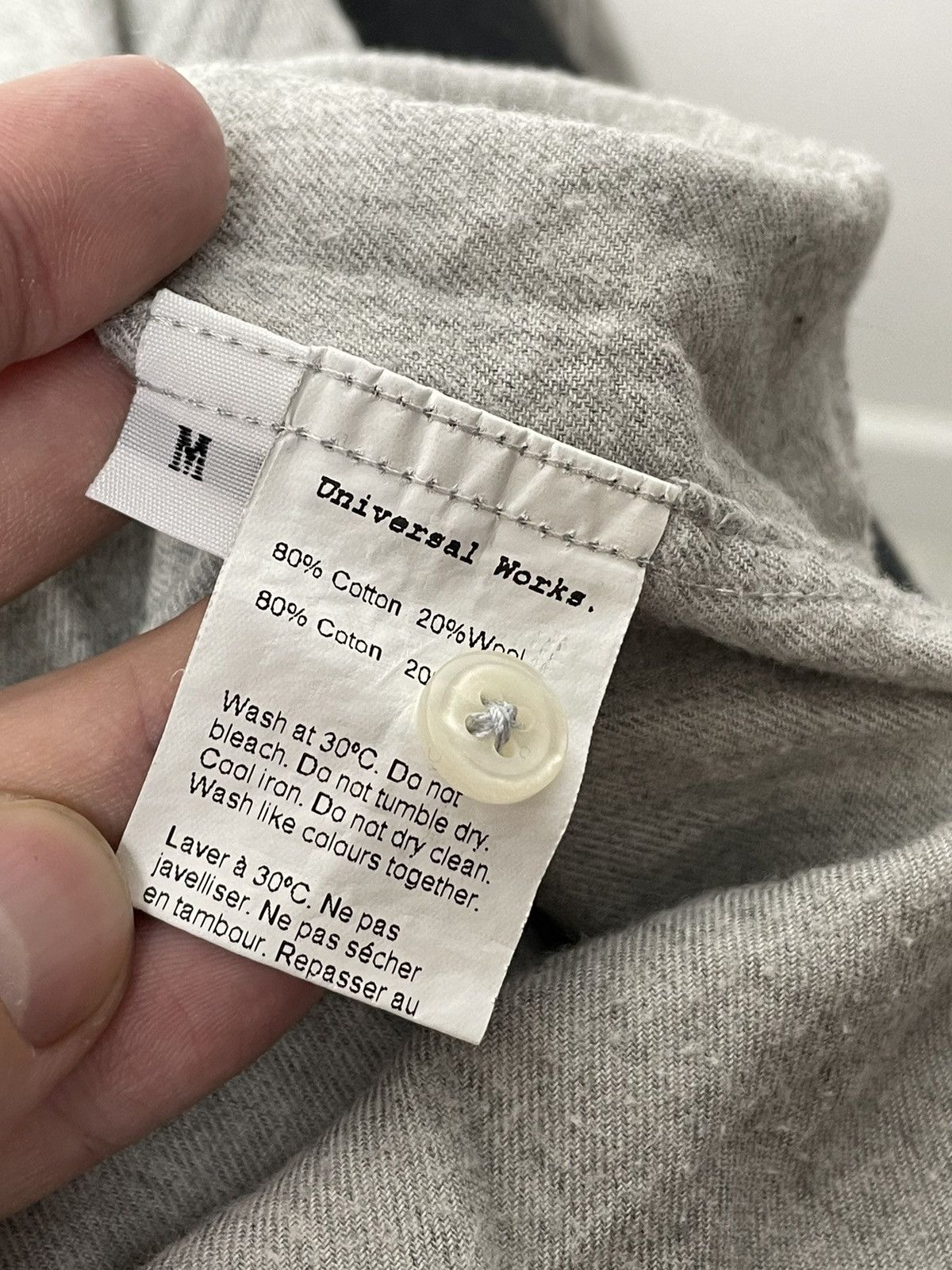 Universal Works Universal Work Cotton / Wool Shirt Size US M / EU 48-50 / 2 - 7 Thumbnail