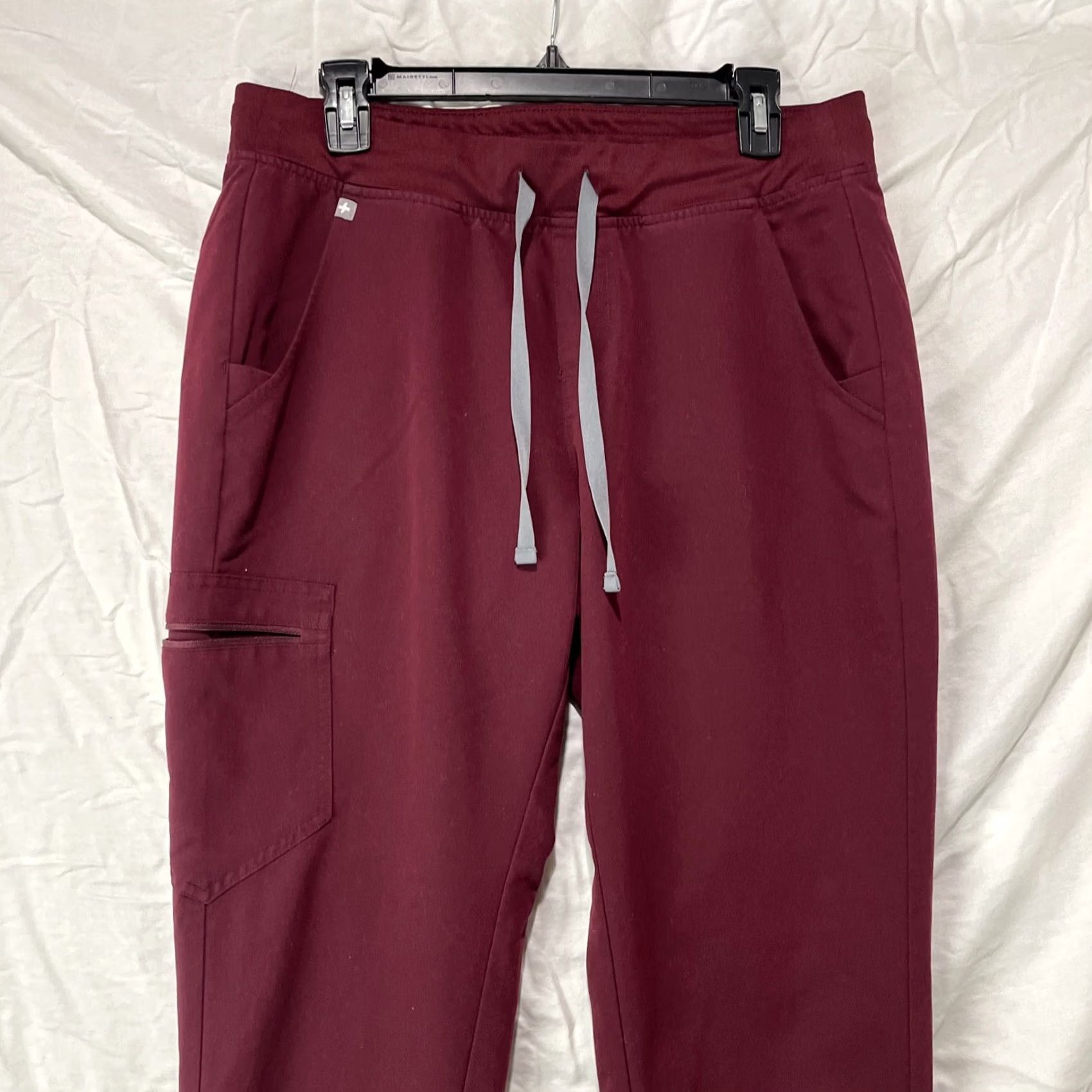 Vintage FIGS Pants Womens M Jogger Scrub Bottoms Technical Collection Medical Vet Pants Purple MP/Med, Solid, Polyester, Women, 16" W 31" Inseam Size 32" / US 10 / IT 46 - 2 Thumbnail