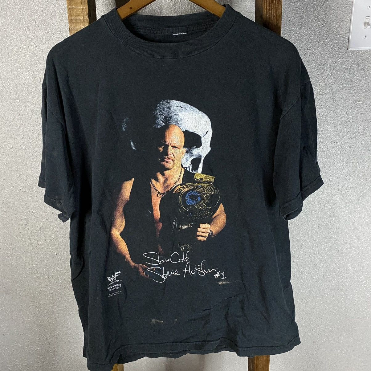 Vintage × WWF Vintage Stone Cold Steve Austin WWF Wrestling Tee Size US L / EU 52-54 / 3 - 1 Thumbnail