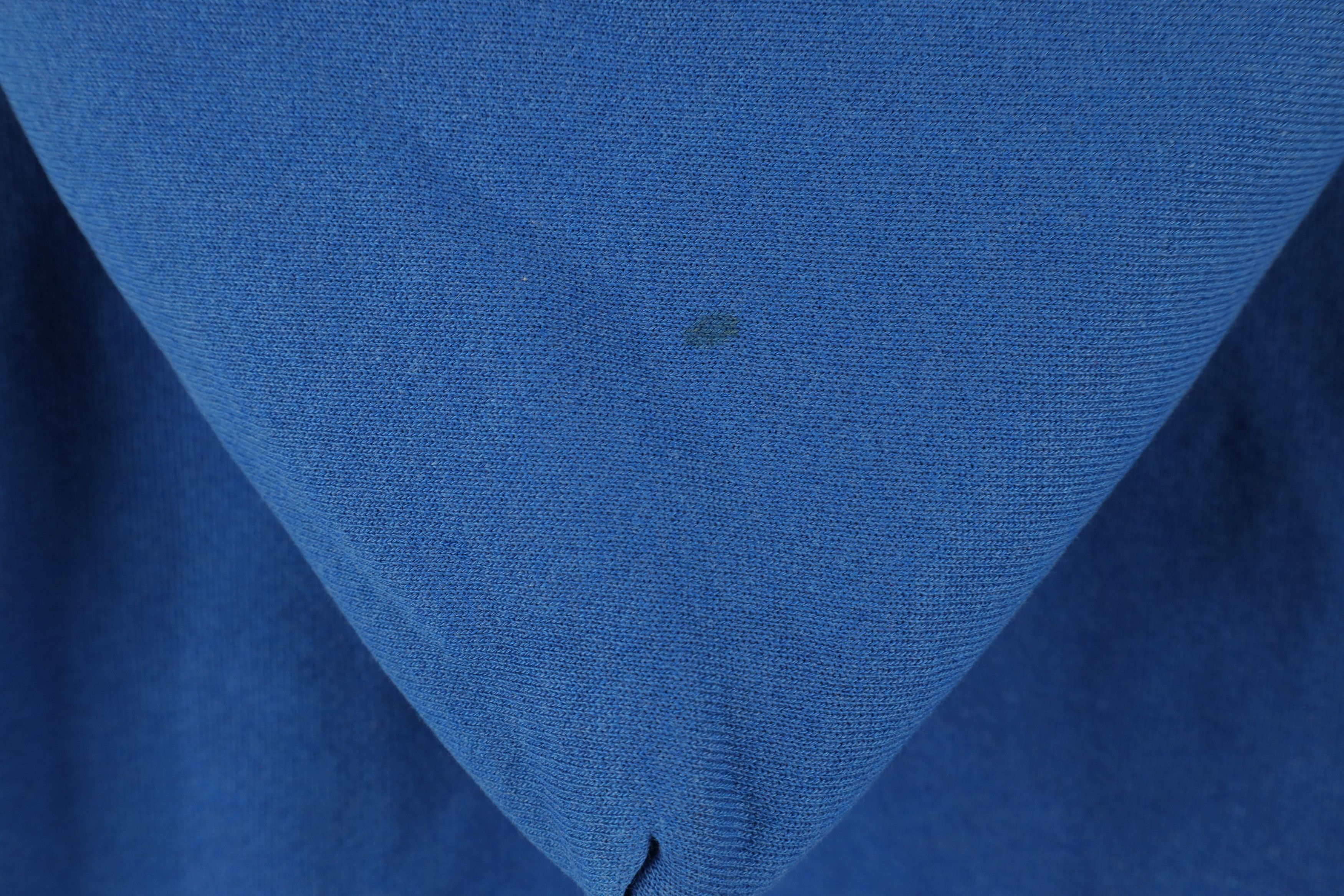 Hanes × Vintage Vintage 80s 90s Hanes Streetwear Full Zip Hoodie Royal USA Size US L / EU 52-54 / 3 - 9 Thumbnail