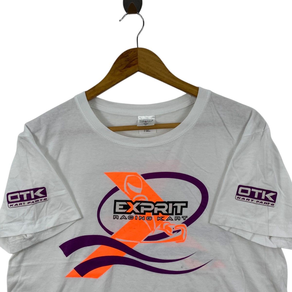 Other EXPRIT RACING KART Otk Racing Logo Print White Short Shirt Size US M / EU 48-50 / 2 - 3 Thumbnail