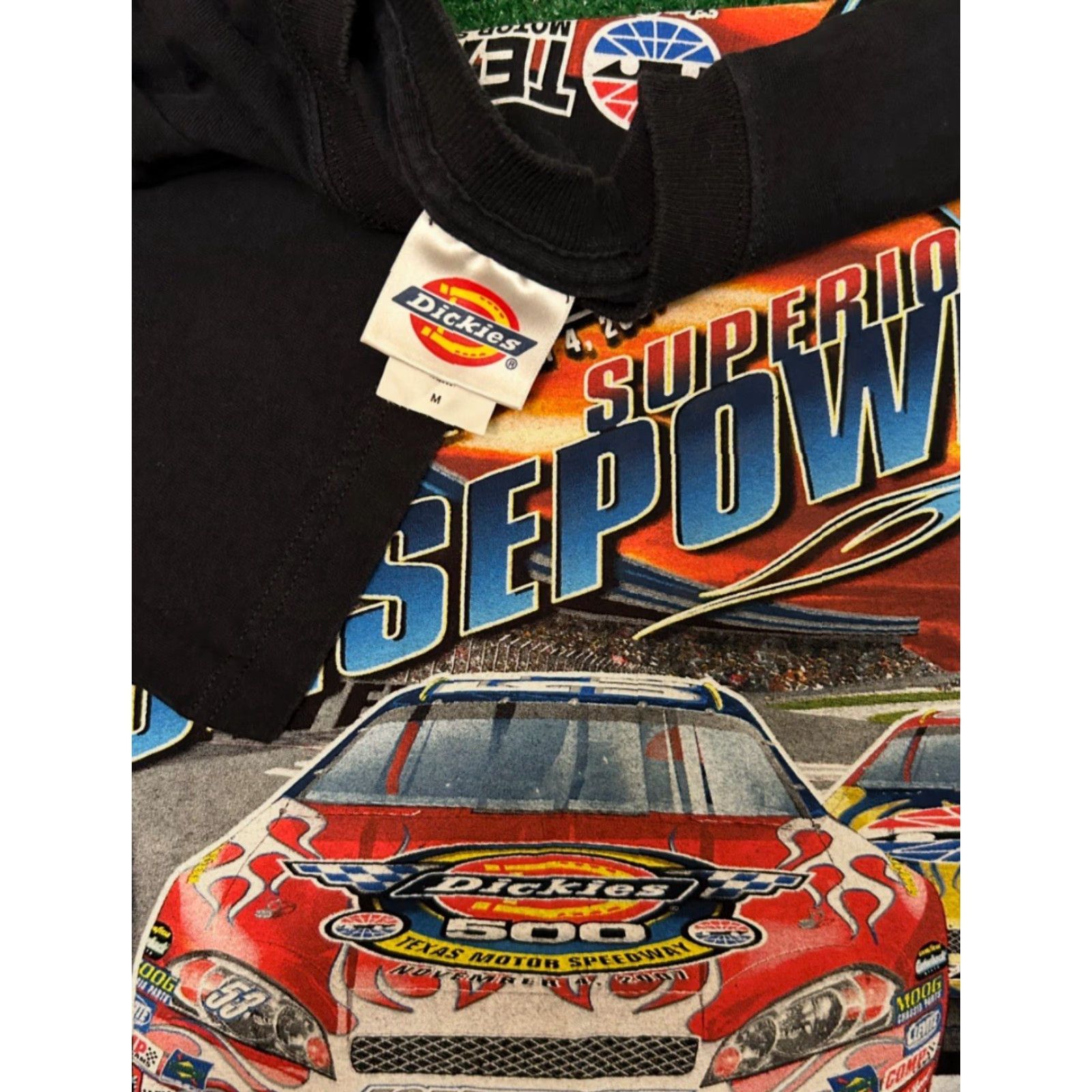 Dickies VINTAGE Dickies NASCAR 500 Double Sided VTG Shirt Texas 2007 90s Y2K Mens Medium Black Short Sleeve Shirt Size US M / EU 48-50 / 2 - 3 Thumbnail