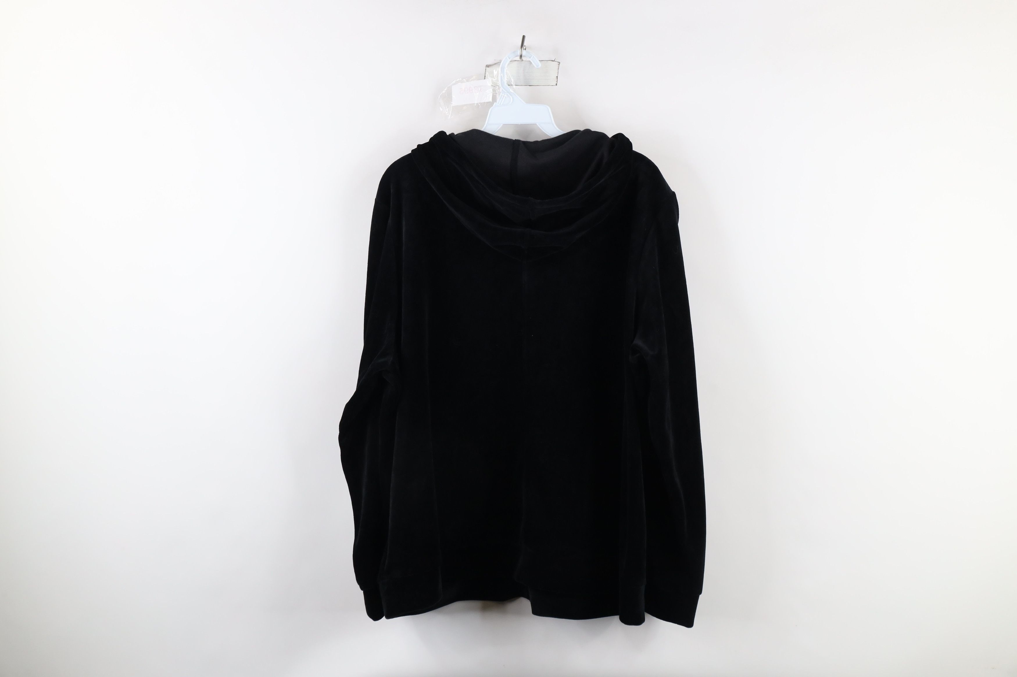 Ralph Lauren × Vintage Vintage 90s Ralph Lauren Full Zip Hoodie Sweatshirt Black Size XXL / US 16-18 / IT 52-54 - 8 Thumbnail