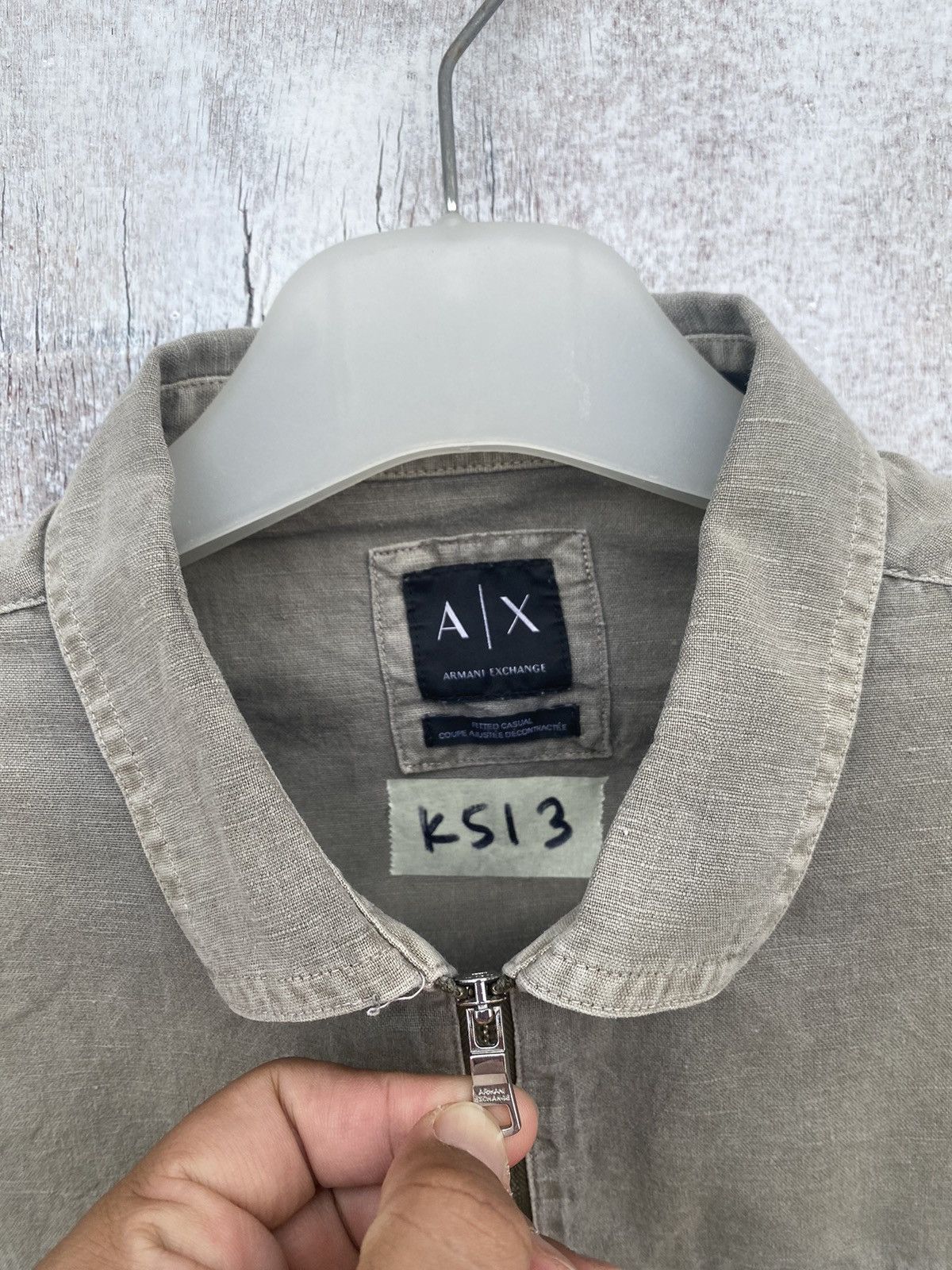 Armani Exchange Vintage Armany Exchange Half Zipper Shirt Size US M / EU 48-50 / 2 - 5 Thumbnail