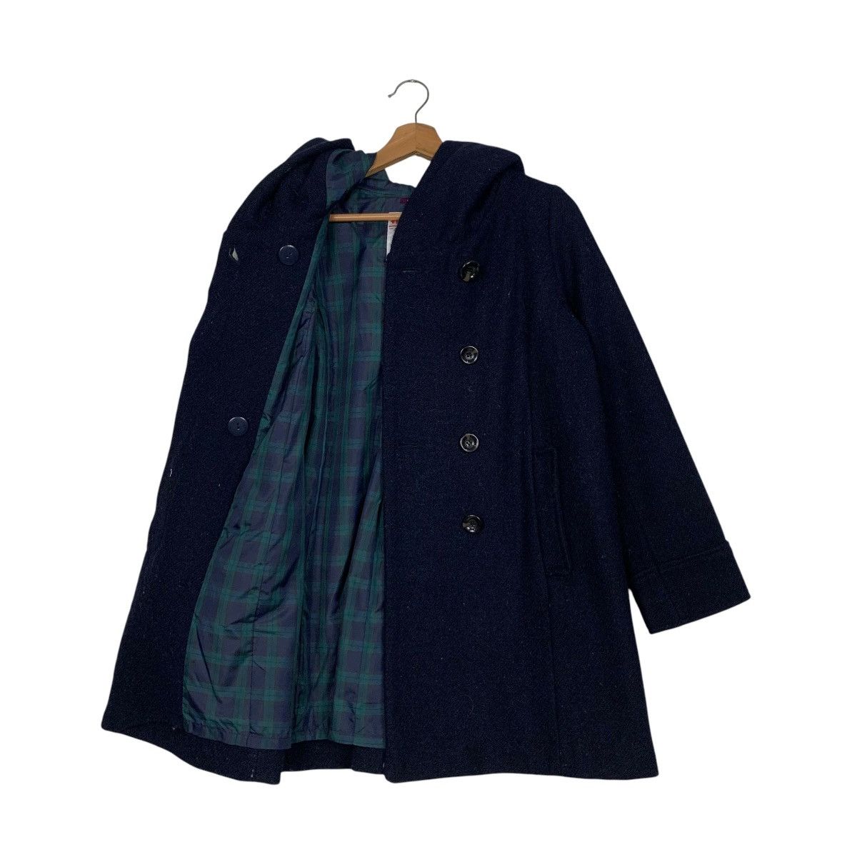 Harris Tweed HARRIS TWEED Wool Hooded Coat Jacket #2694-C121 Size US M / EU 48-50 / 2 - 10 Thumbnail