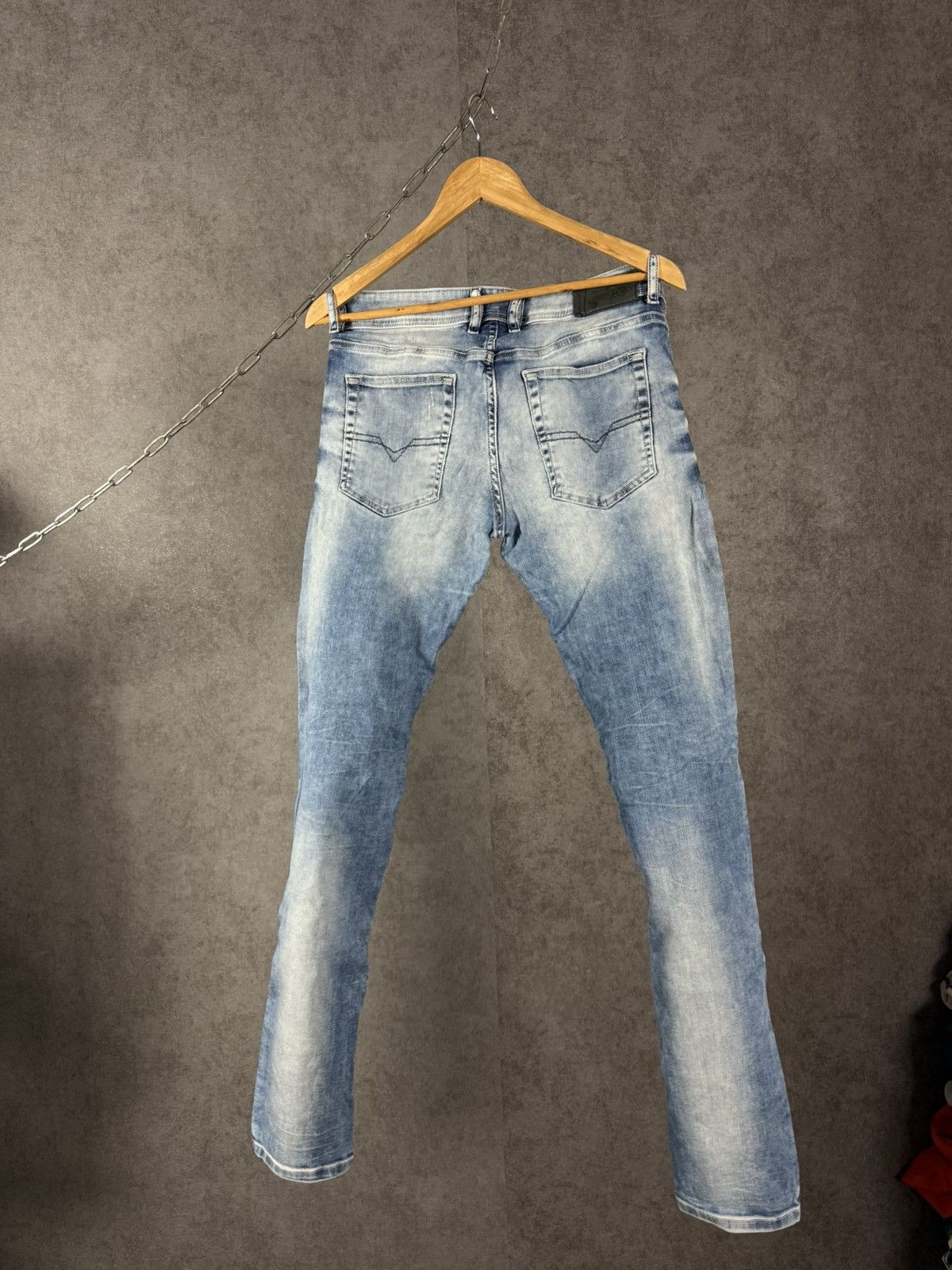 Diesel Diesel Troxer vintage designer distressed denim jeans Size US 30 / EU 46 - 8 Thumbnail