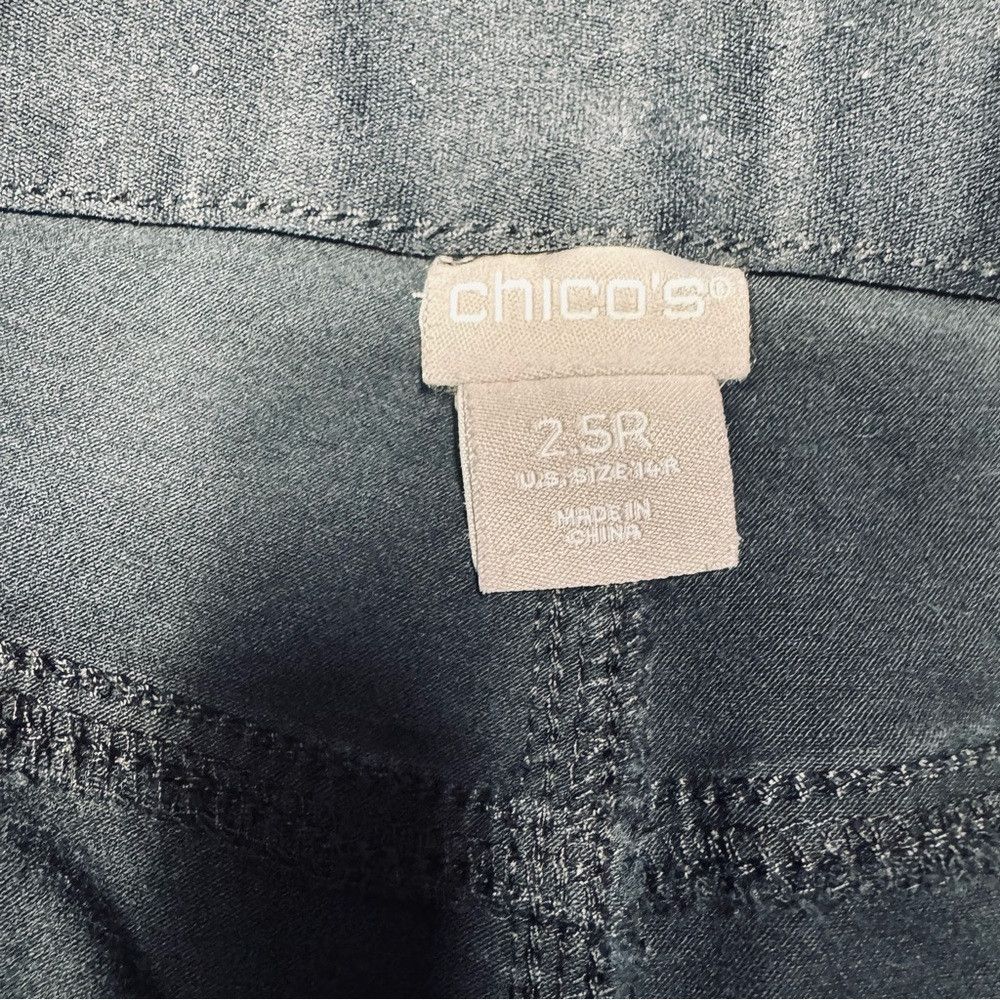 Chicos Chico's Black Secret Stretch Jegging Pants Size 2.5 US 14 Size 36" / US 14 / IT 50 - 3 Thumbnail