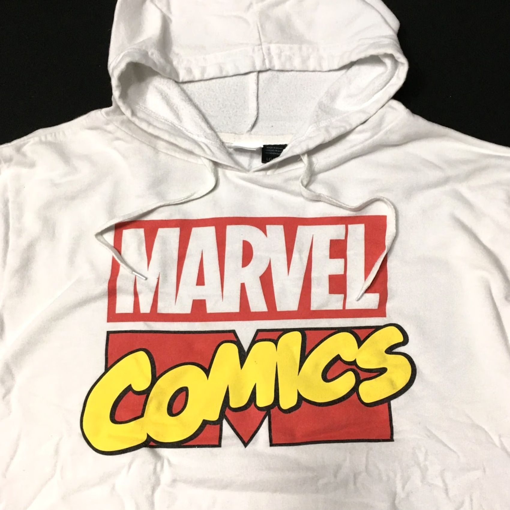 Vintage Marvel Comics Sweatshirt Hoodie Mens Large Long Sleeve Graphic White Size US L / EU 52-54 / 3 - 2 Thumbnail