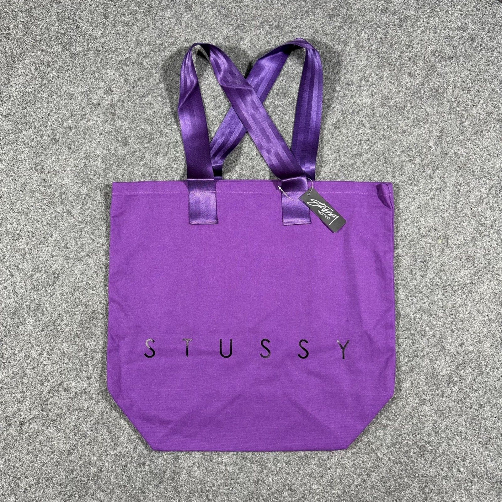 Other STUSSY CANVAS TOTE BAG - PURPLE Size ONE SIZE - 1 Thumbnail