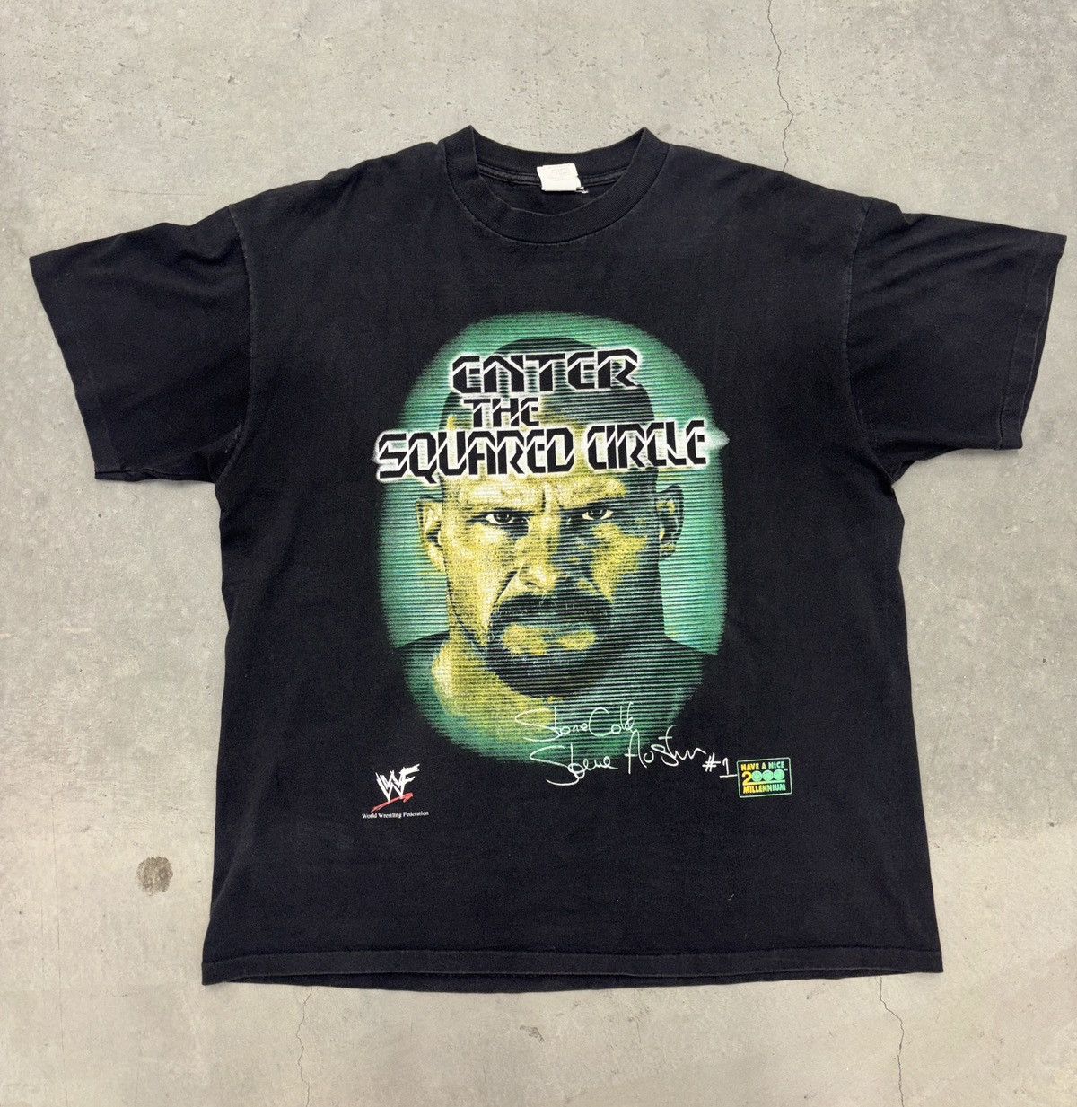 WWE 90’s Steve Austin Millennium Vintage T-shirt Size US XL / EU 56 / 4 - 1 Thumbnail