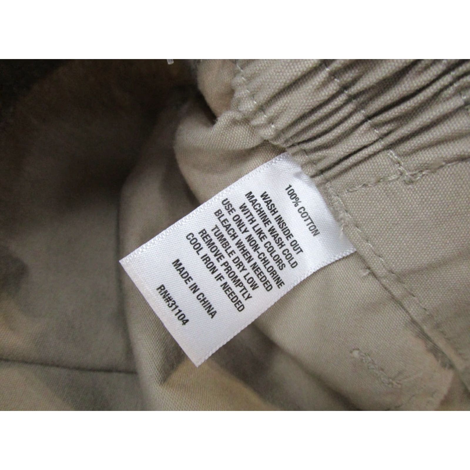 Vintage VINTAGE True Craft Cargo Pants Women 10 Beige Elastic Waist Wide-Leg 80s 90s Mens Womens Girls Size 32" / US 10 / IT 46 - 6 Thumbnail