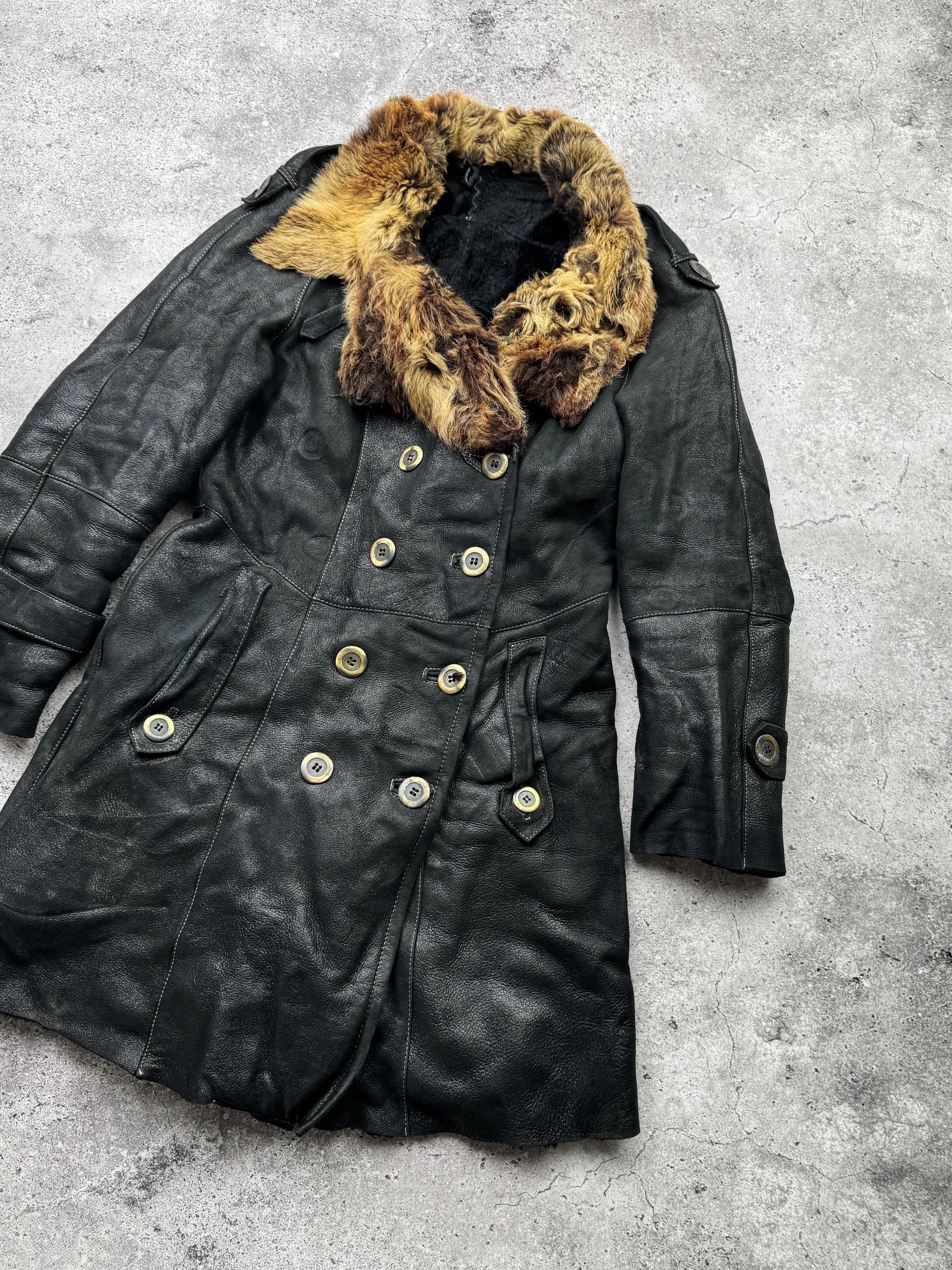 Japanese Brand Vintage Real Sheepskin Coat C608(V93) Size M / US 6-8 / IT 42-44 - 3 Thumbnail
