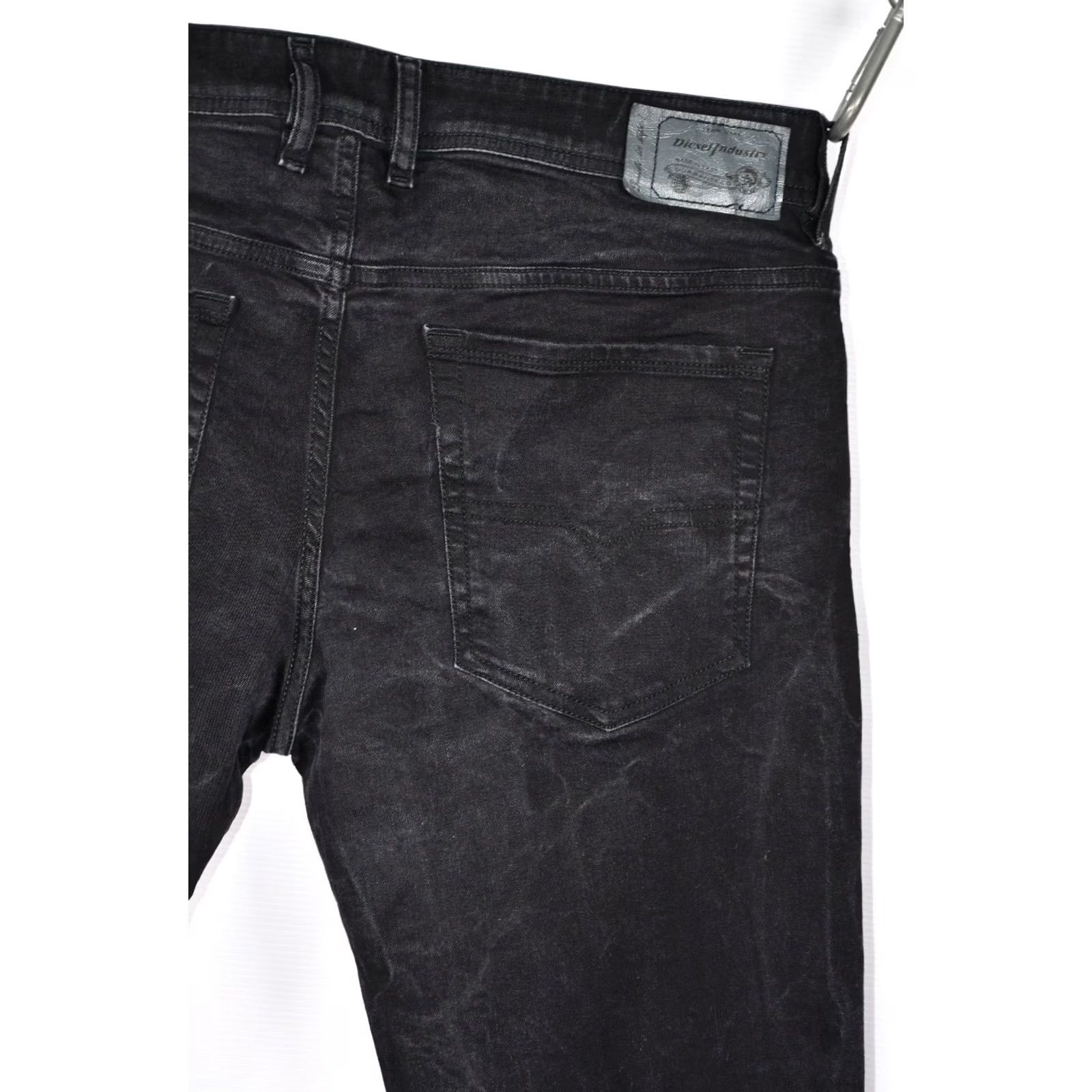 Diesel Diesel Troxer 0R84A Stretch Slim-Skinny Jeans Men W36 L32 Black Size W36/L32 Vintage No Pattern Solid 5-Pocket Design Casual Denim Size US 36 / EU 52 - 6 Thumbnail