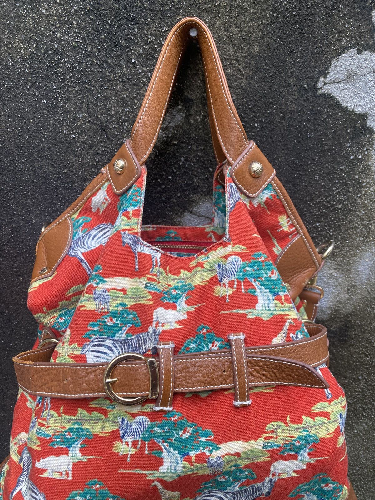 Yohji Yamamoto Yohji Yamamoto Y’saccs Full Print Safari Sling Bag Size ONE SIZE - 2 Thumbnail