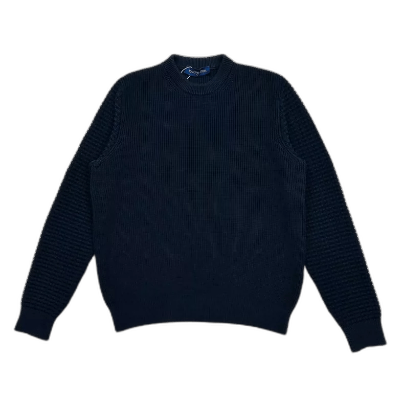 Louis Vuitton Louis Vuitton Embroidered Logo Ribbed Sweater-2506 Size US L / EU 52-54 / 3 - 1 Thumbnail
