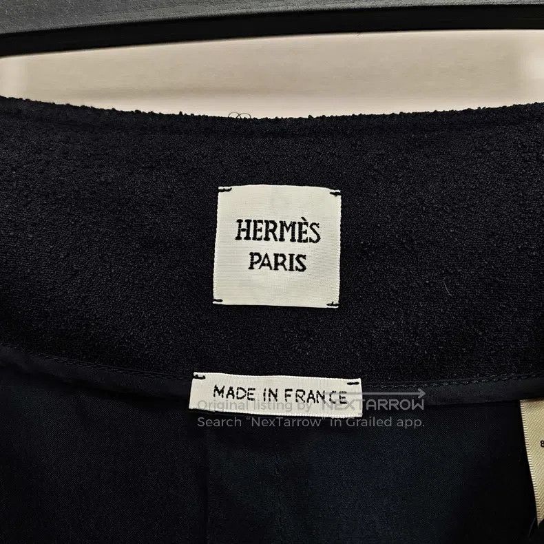 Hermes Hermes Solid Color Wool Casual Straight Trousers Size 25" / US 0 / IT 36 - 4 Thumbnail