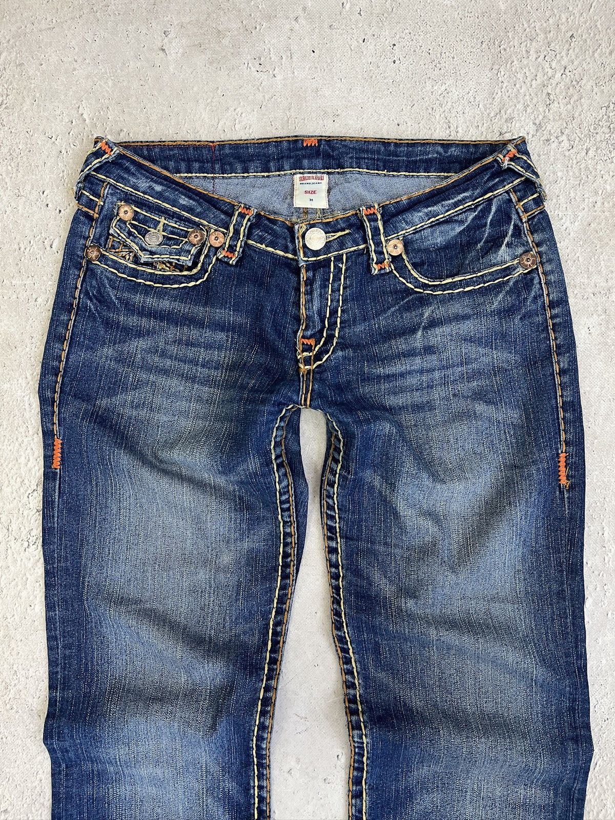 True Religion True Religion skater y2k distressed jeans Size US 31 - 2 Thumbnail