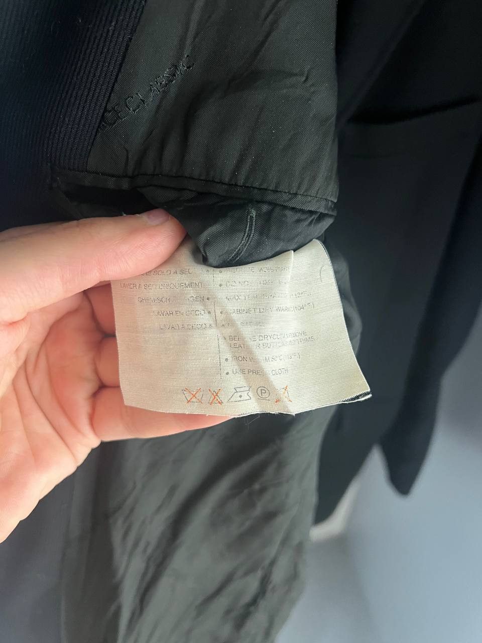 Versace VINTAGE VERSACE CLASSIC ITALIAN DESIGNER BLAZER RETRO CASUAL Size 50L - 6 Thumbnail