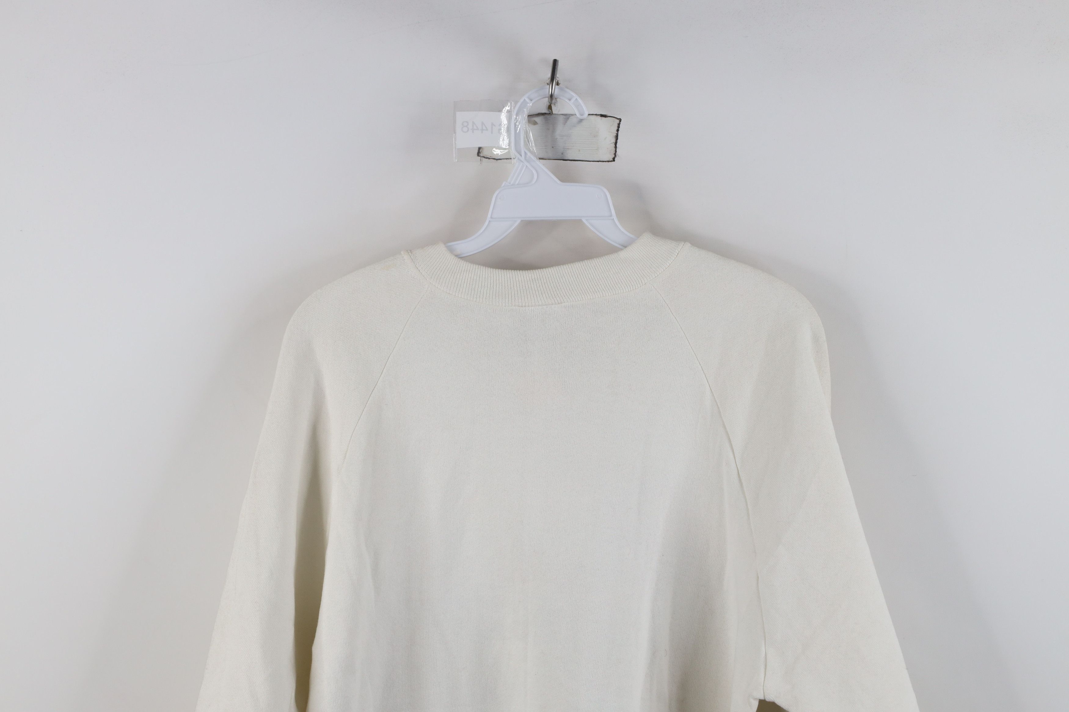 Fruit Of The Loom Deadstock Vintage 80s Christmas Bear Train Sweatshirt USA Size L / US 10 / IT 46 - 13 Thumbnail